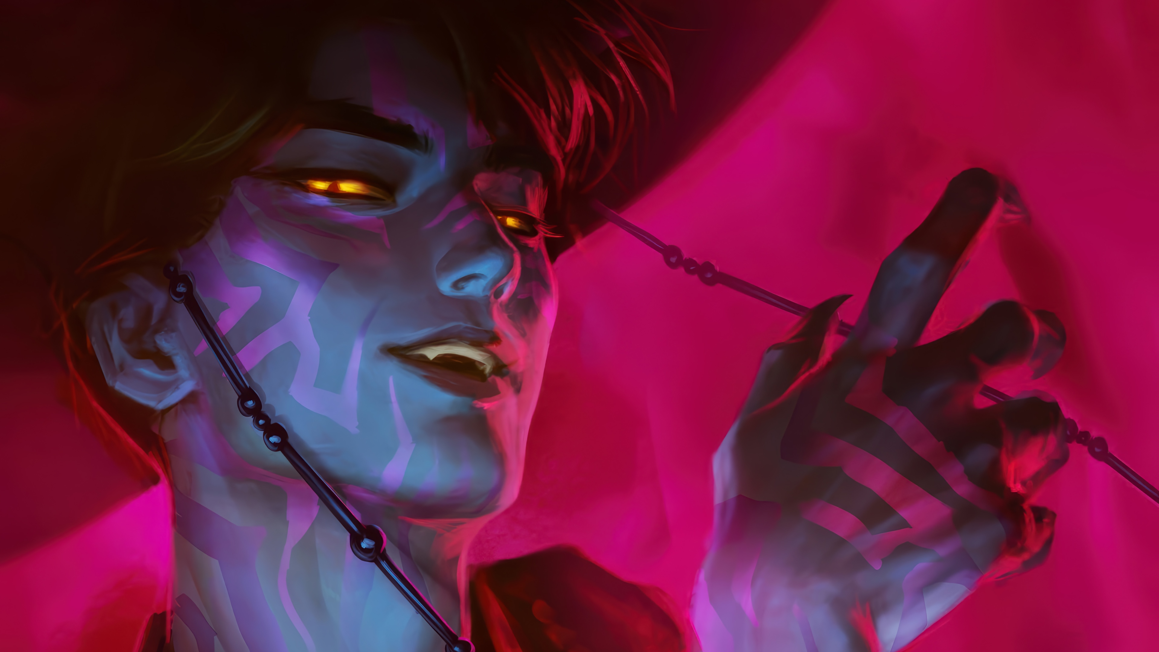 Jinu from KPop Demon Hunters 4K HD Wallpaper