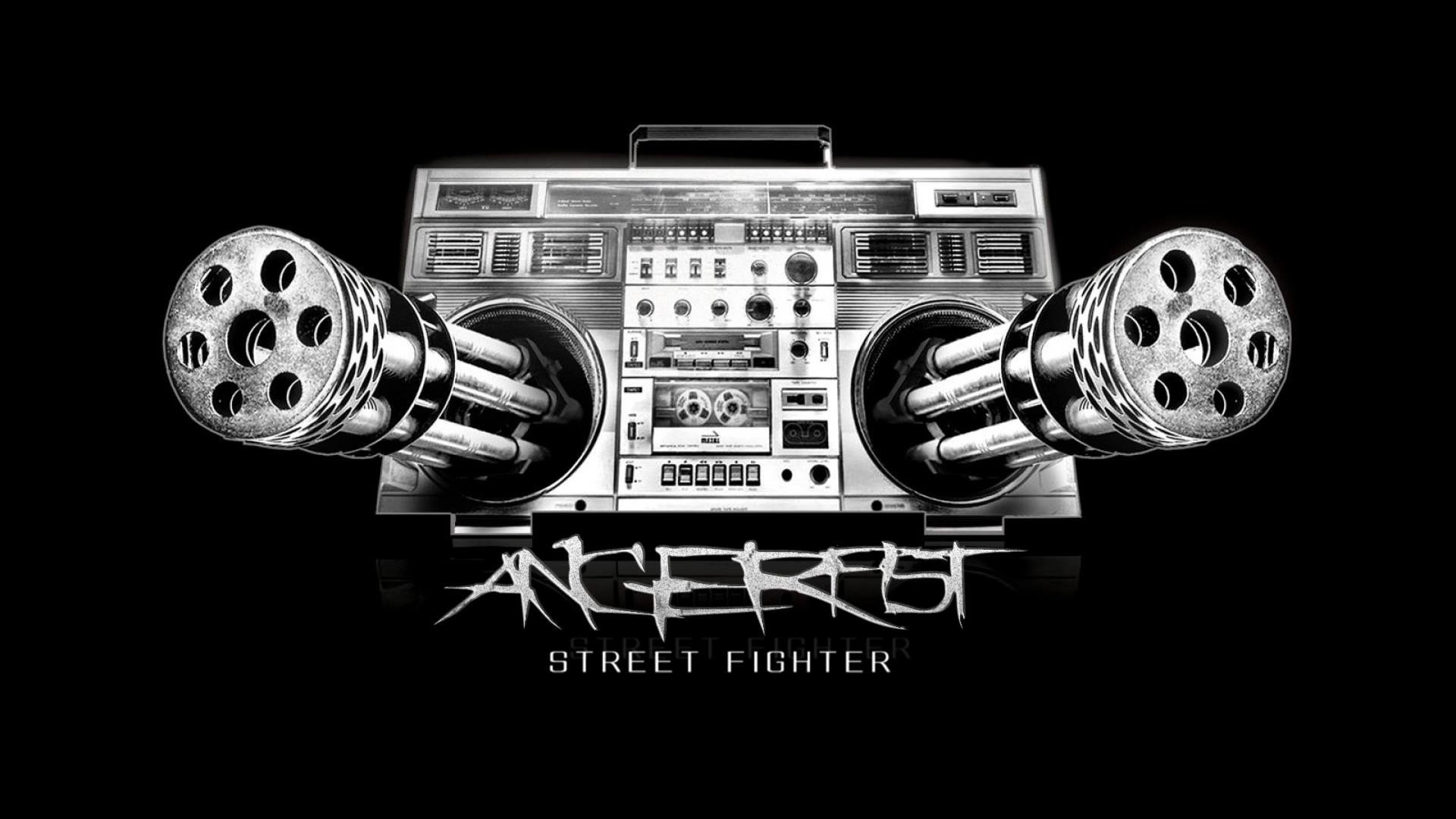Angerfist Street Fighter Boombox HD Wallpaper