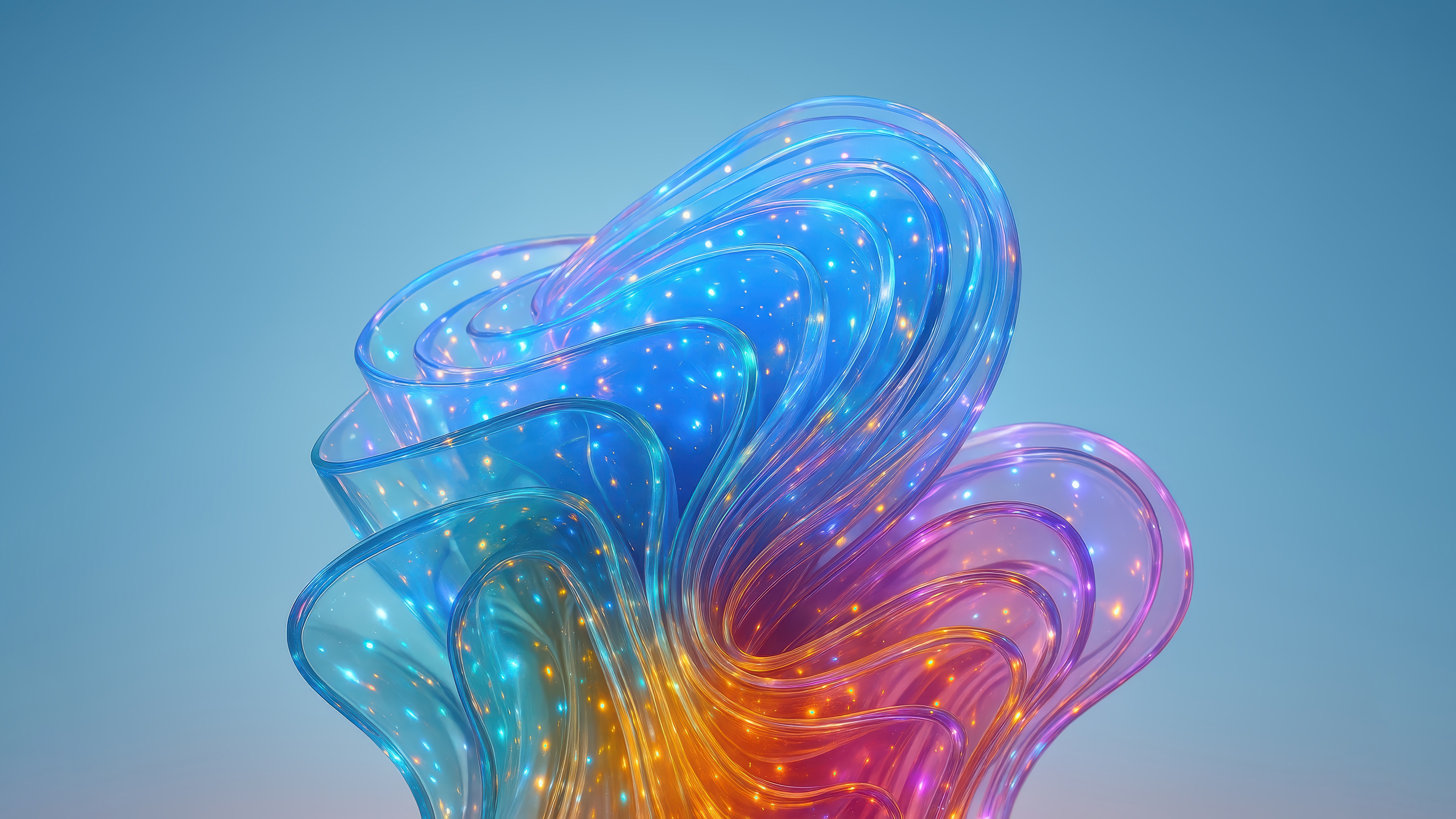 Windows 11 4K Abstract Light Design HD Wallpaper