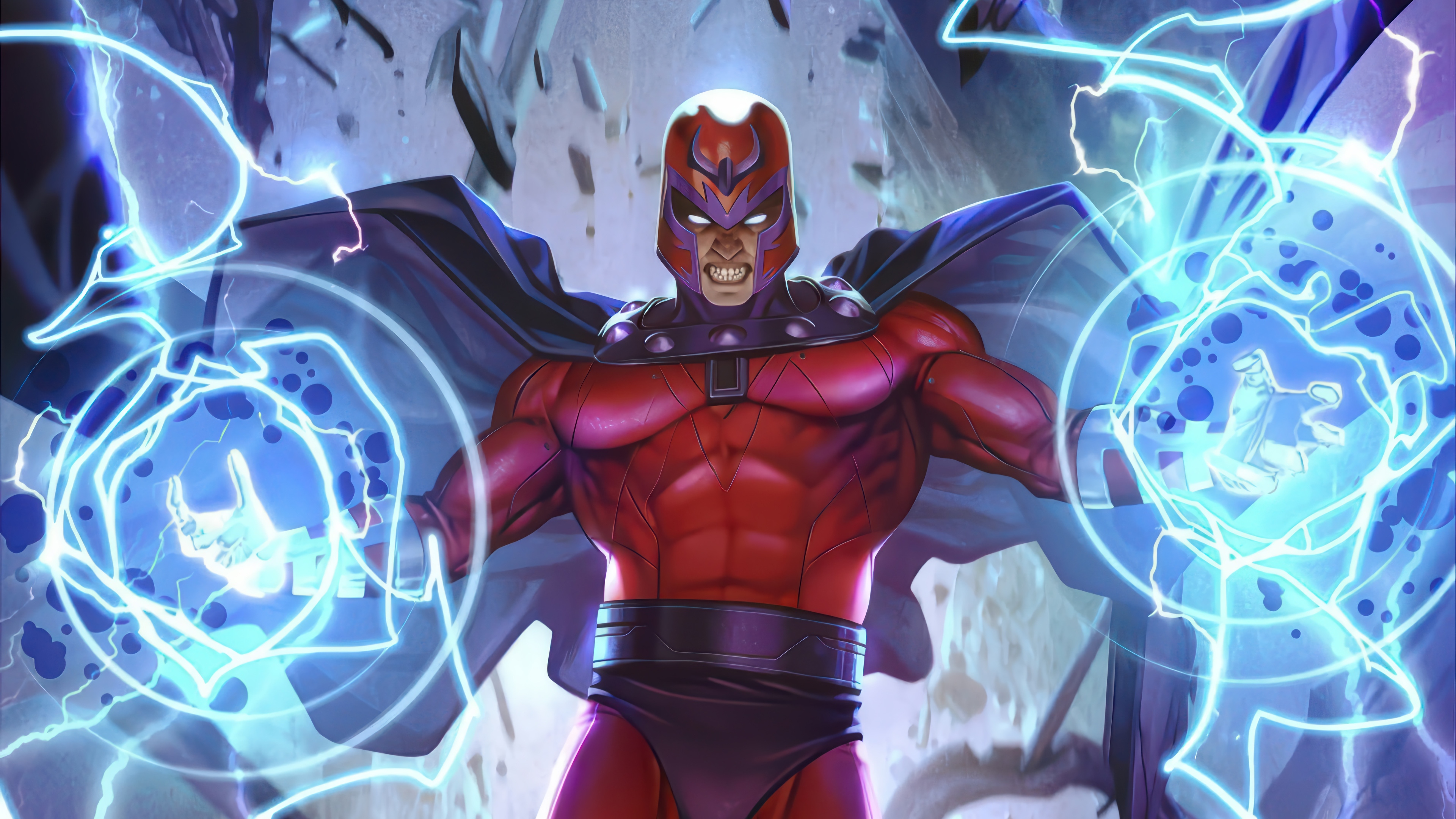 Magneto using his powers in 4K HD Wallpaper