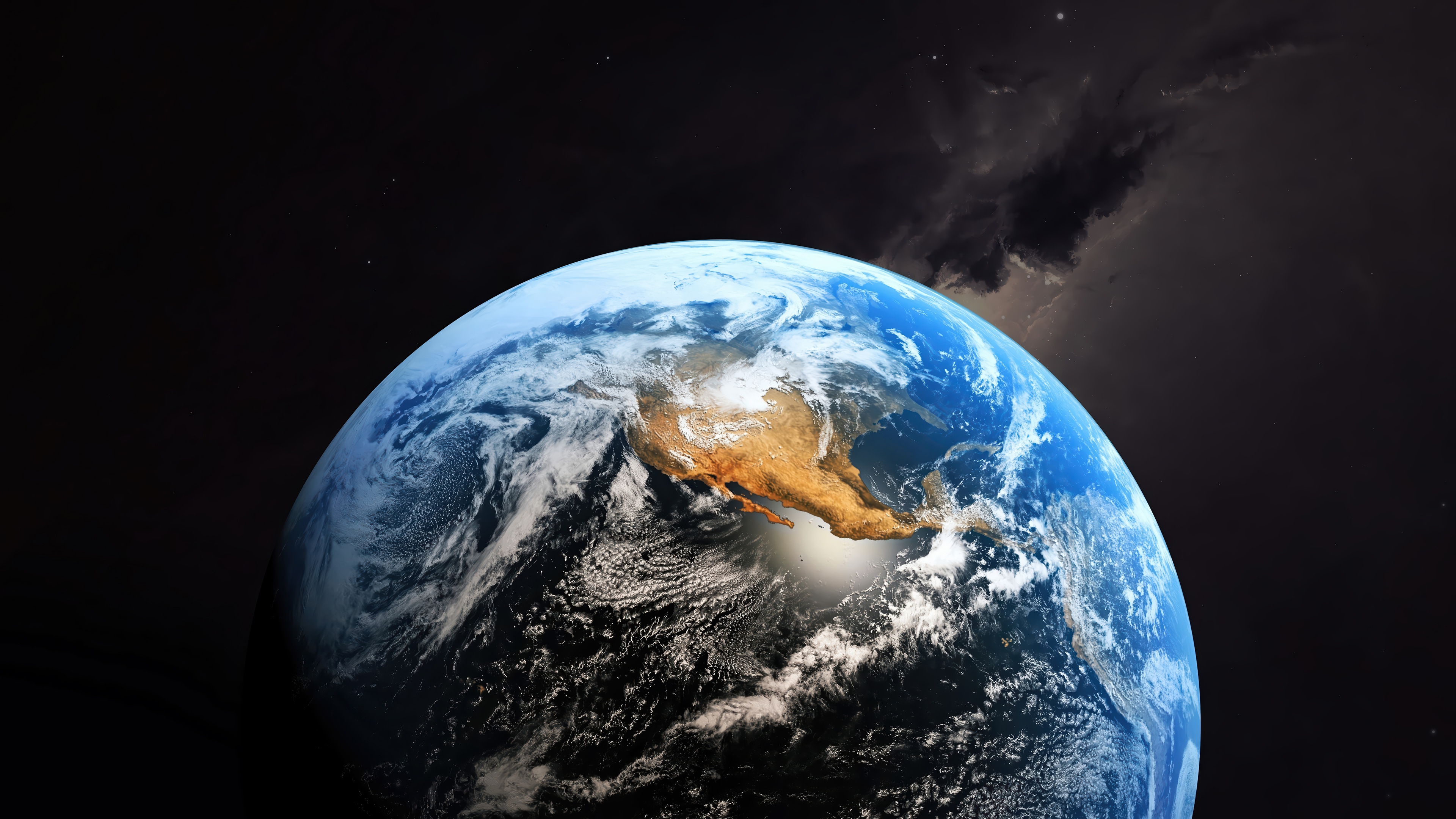 Earth from space, 4K HD Wallpaper