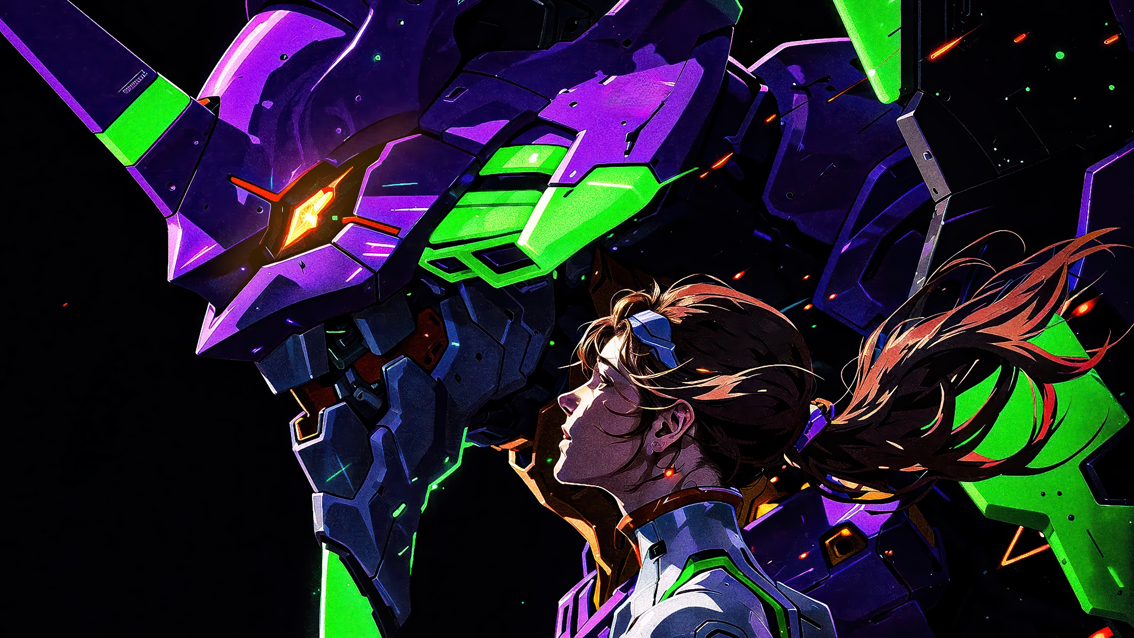 Neon Genesis Evangelion 4K HD Wallpaper