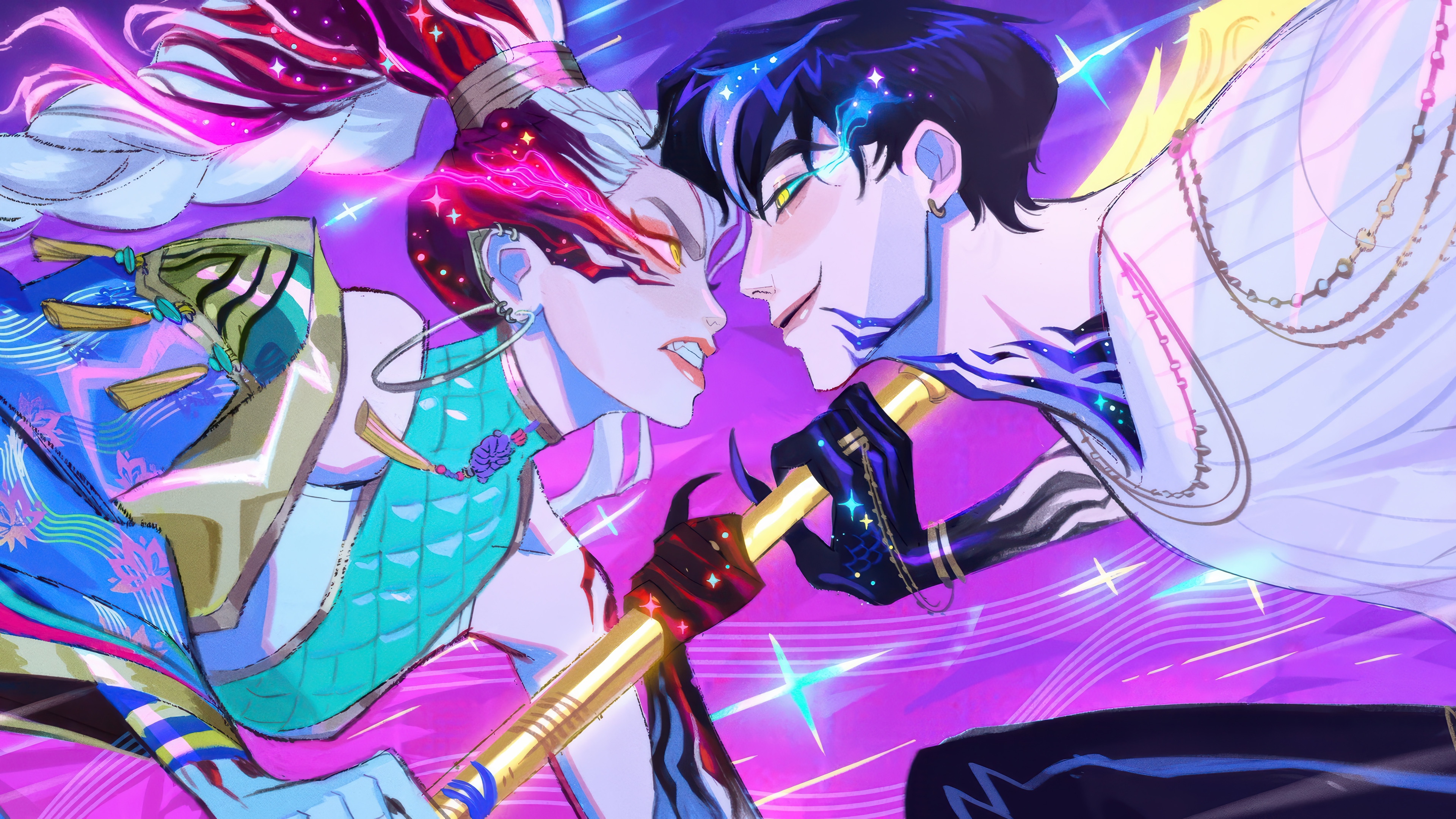 KPop Demon Hunters 4K HD Wallpaper