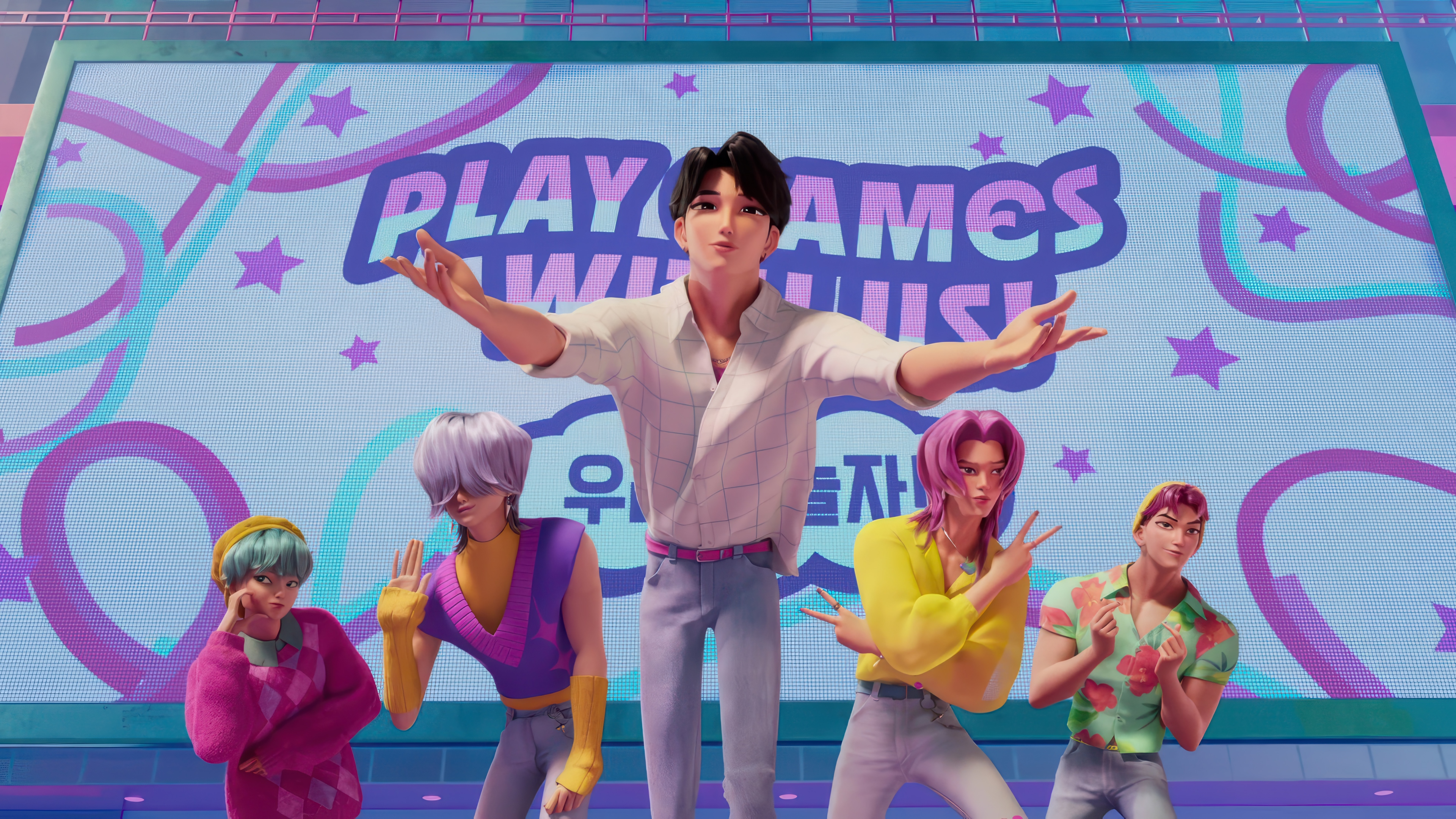 K-Pop Demon Hunters 4K HD Wallpaper