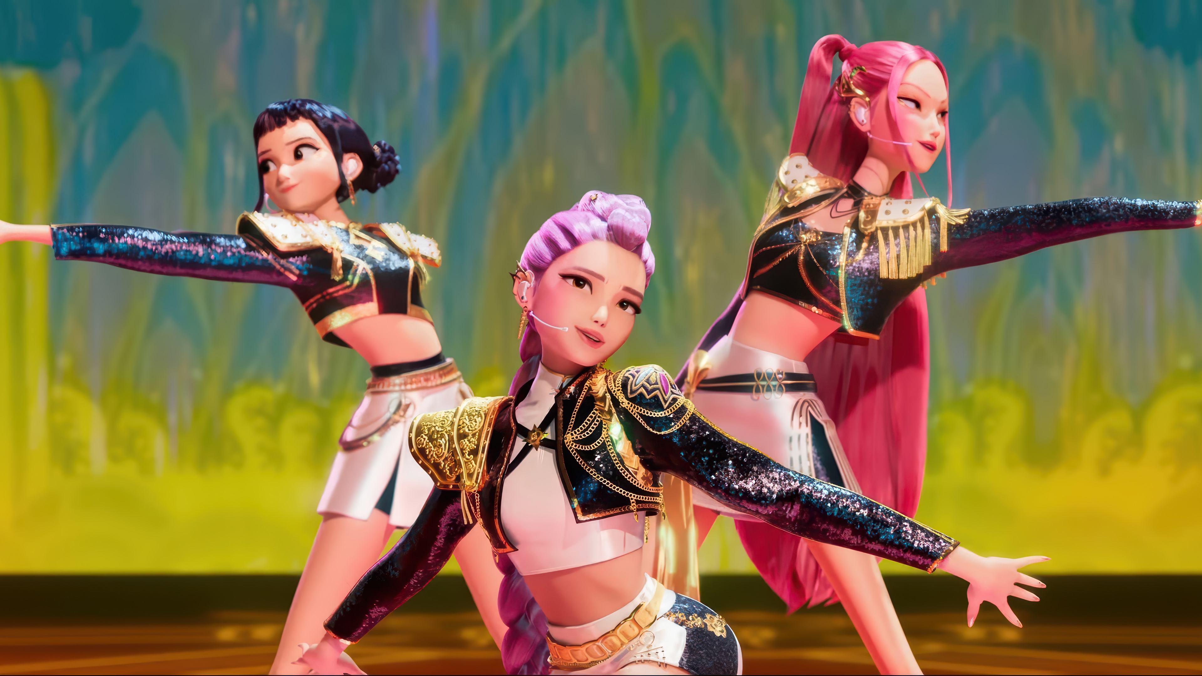 KPop Demon Hunters 4K HD Wallpaper