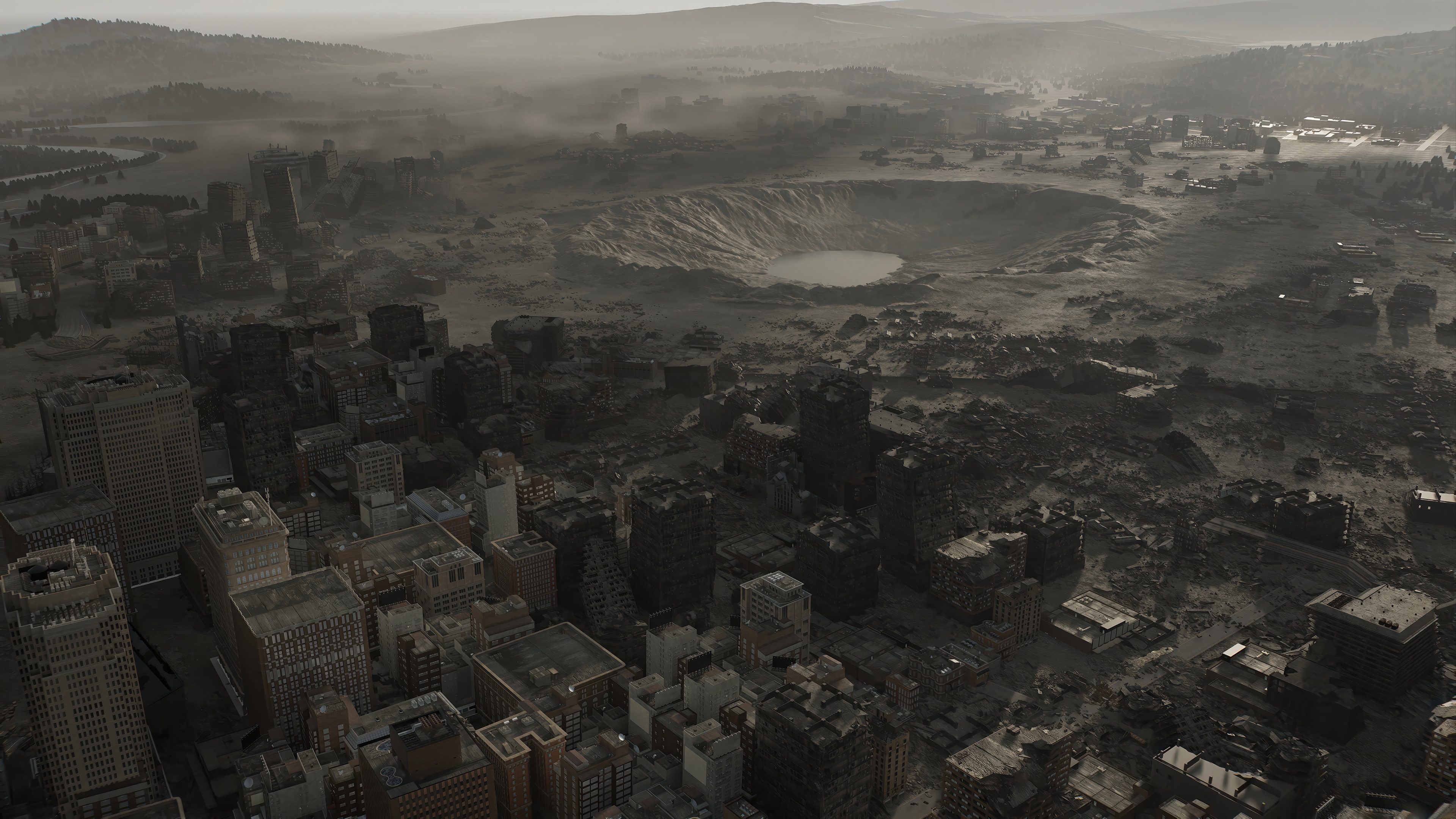Resident Evil Requiem 4K Cityscape HD Wallpaper