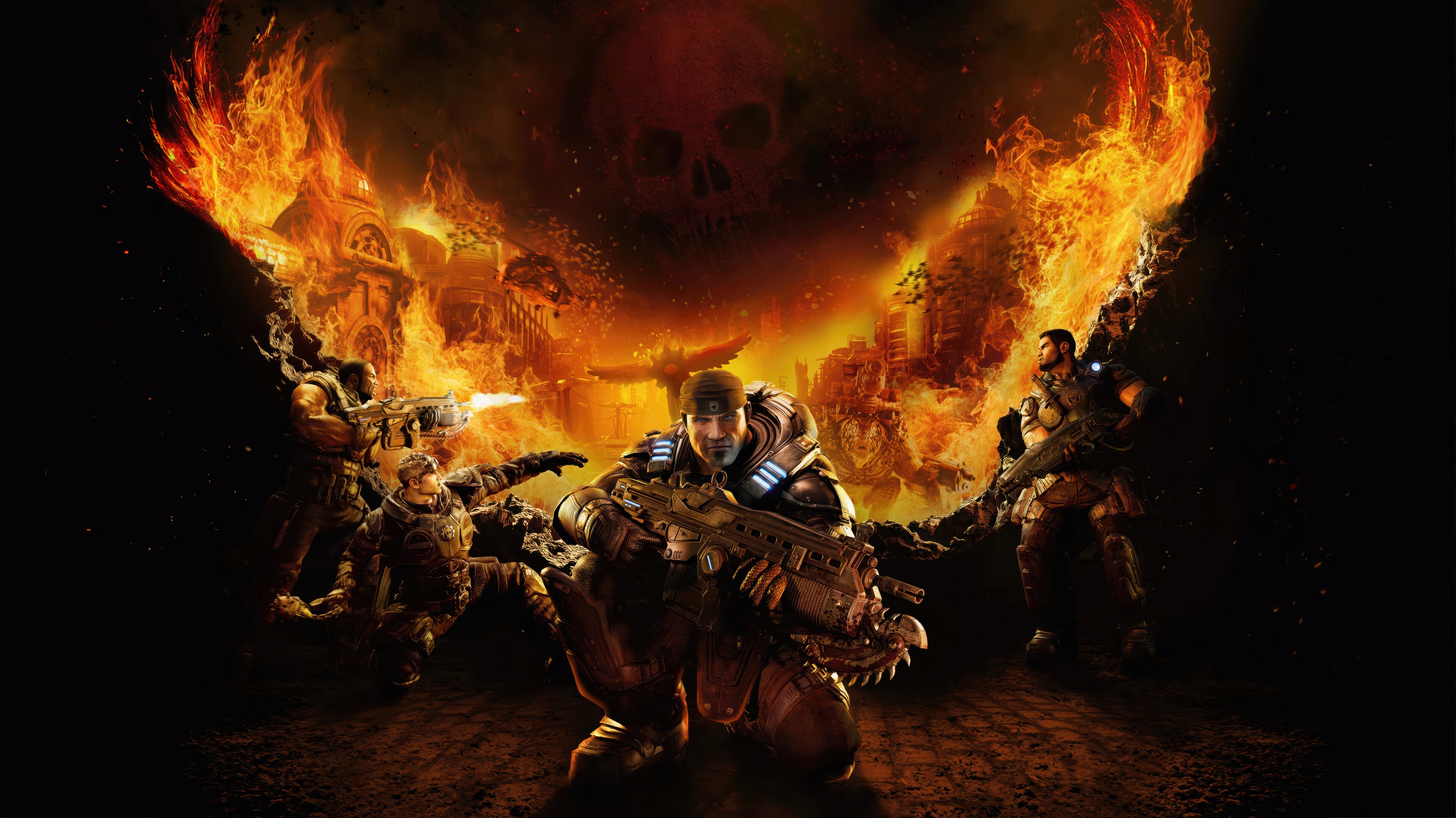Gears of War: Reloaded 4K HD Wallpaper