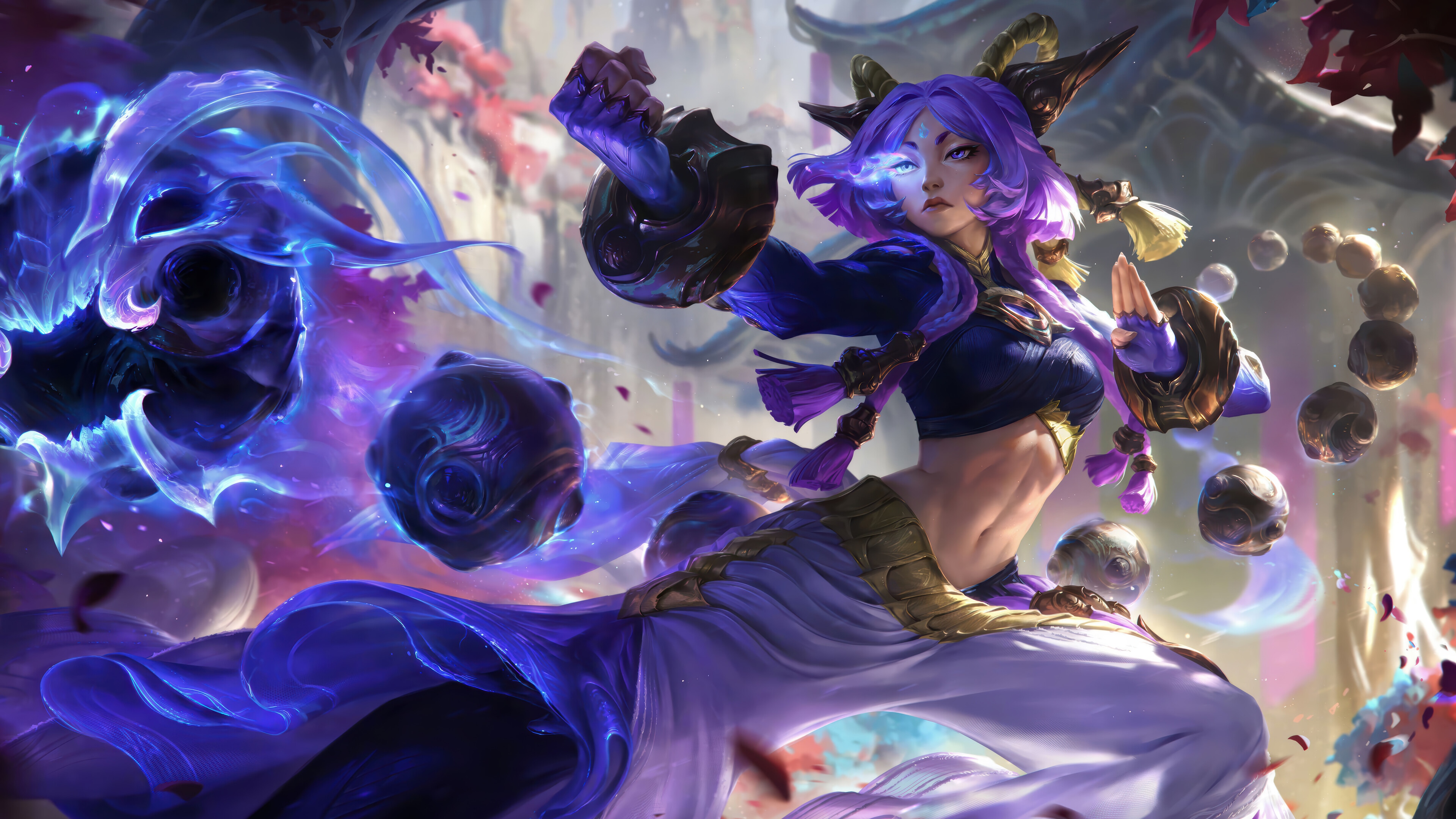 League of Legends Splash Art of Yunara HD Wallpaper