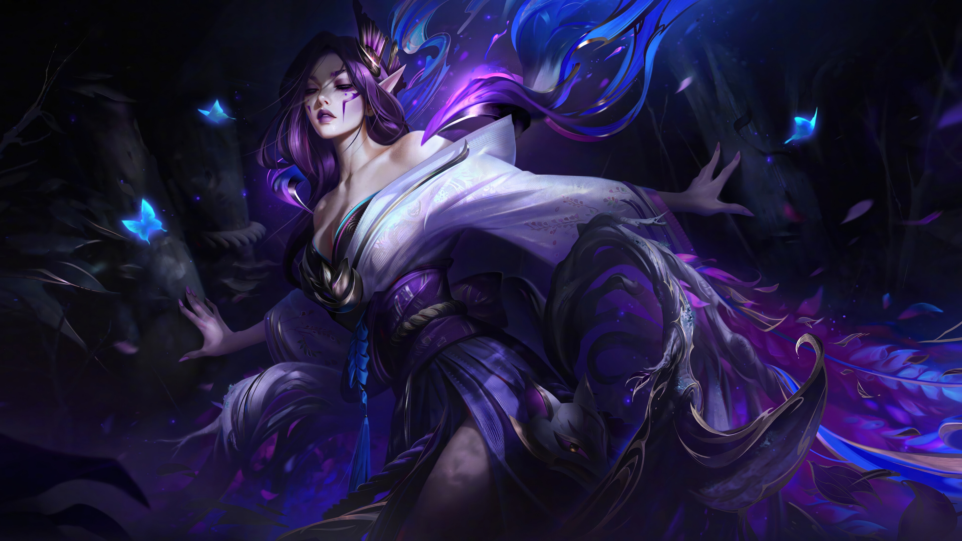Spirit Blossom Morgana Splash Art 4K HD Wallpaper