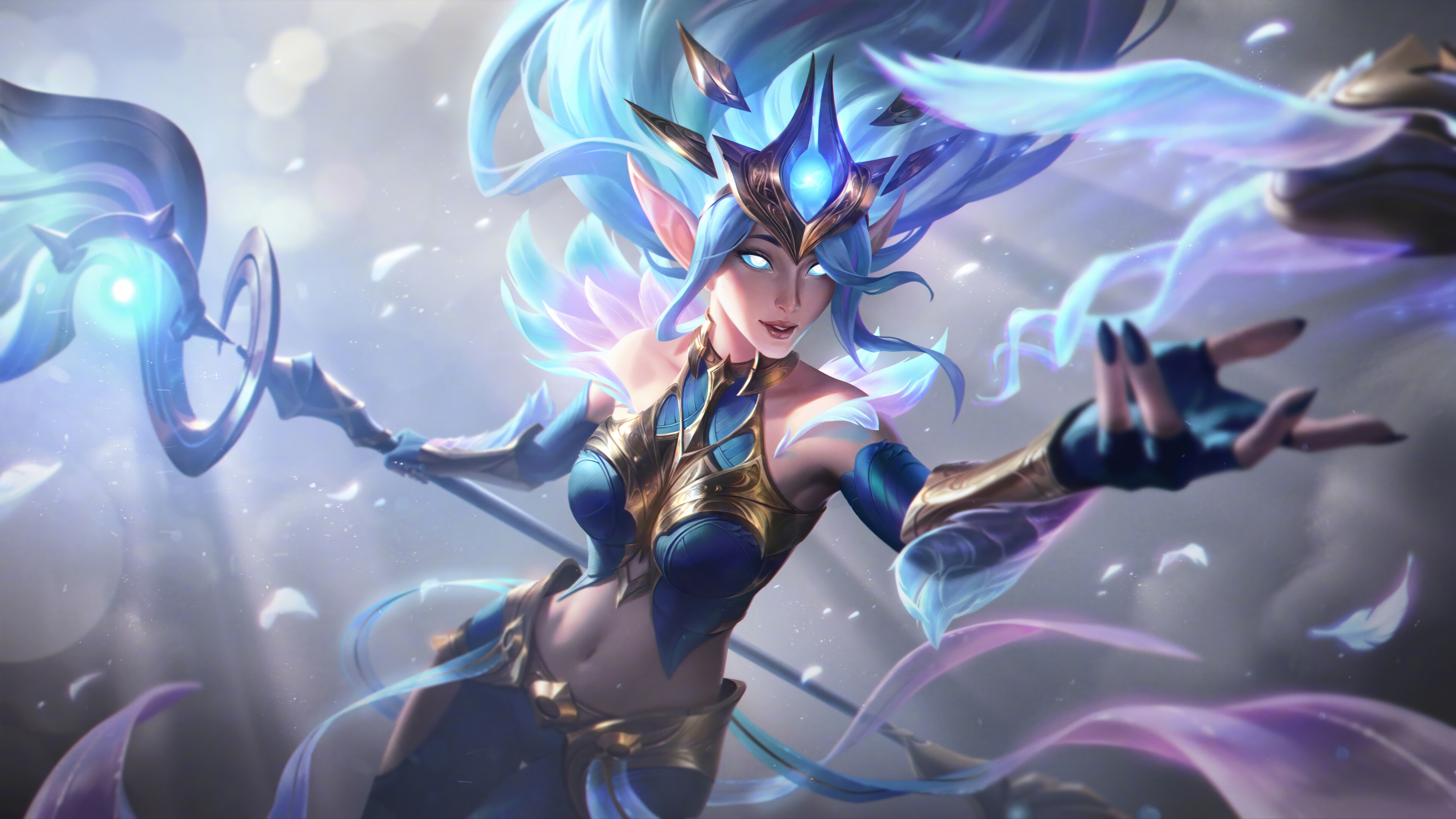 Dawnbringer Janna from League of Legends 4K HD Wallpaper