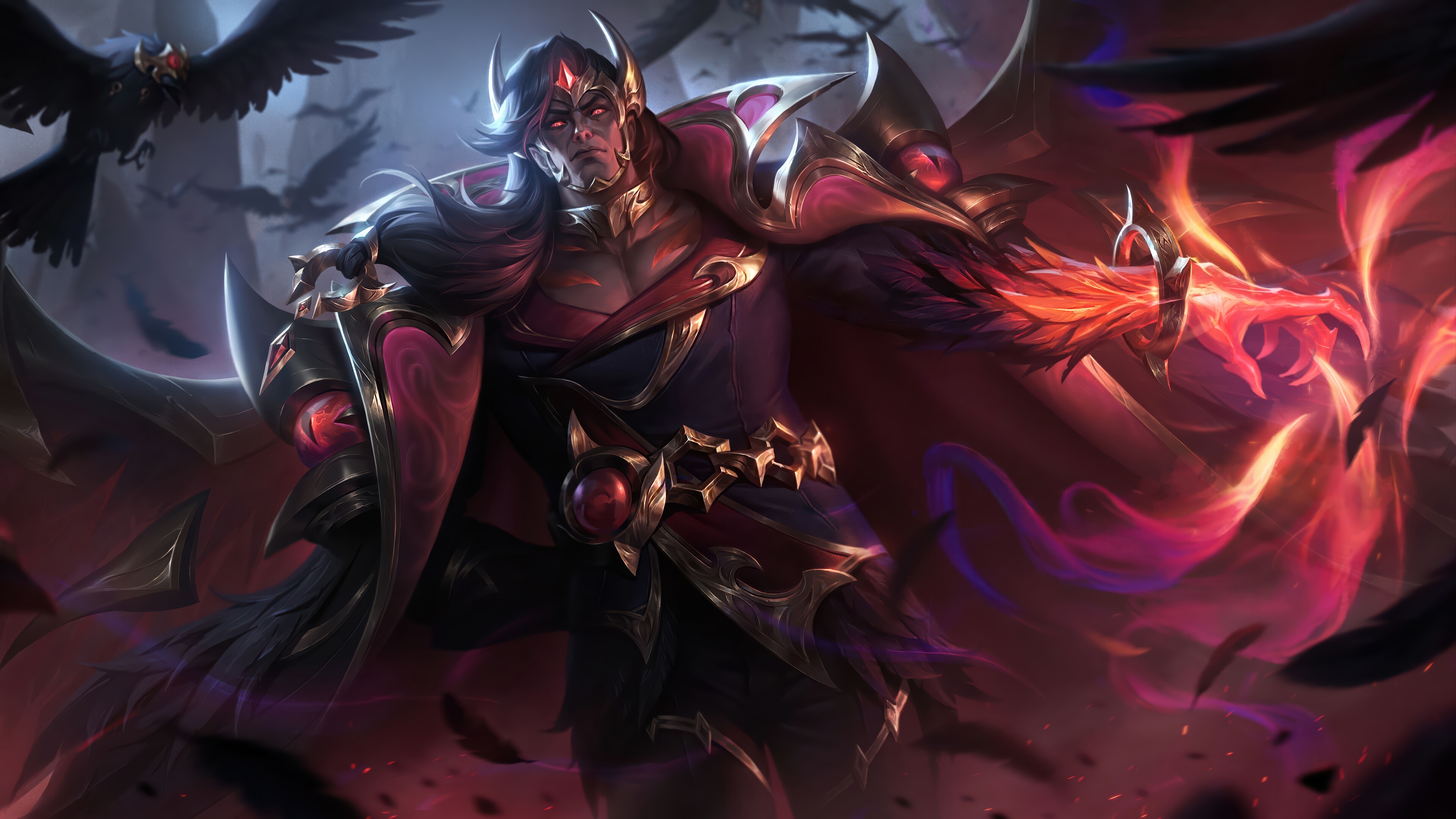 Nightbringer Swain from League of Legends 4K HD Wallpaper