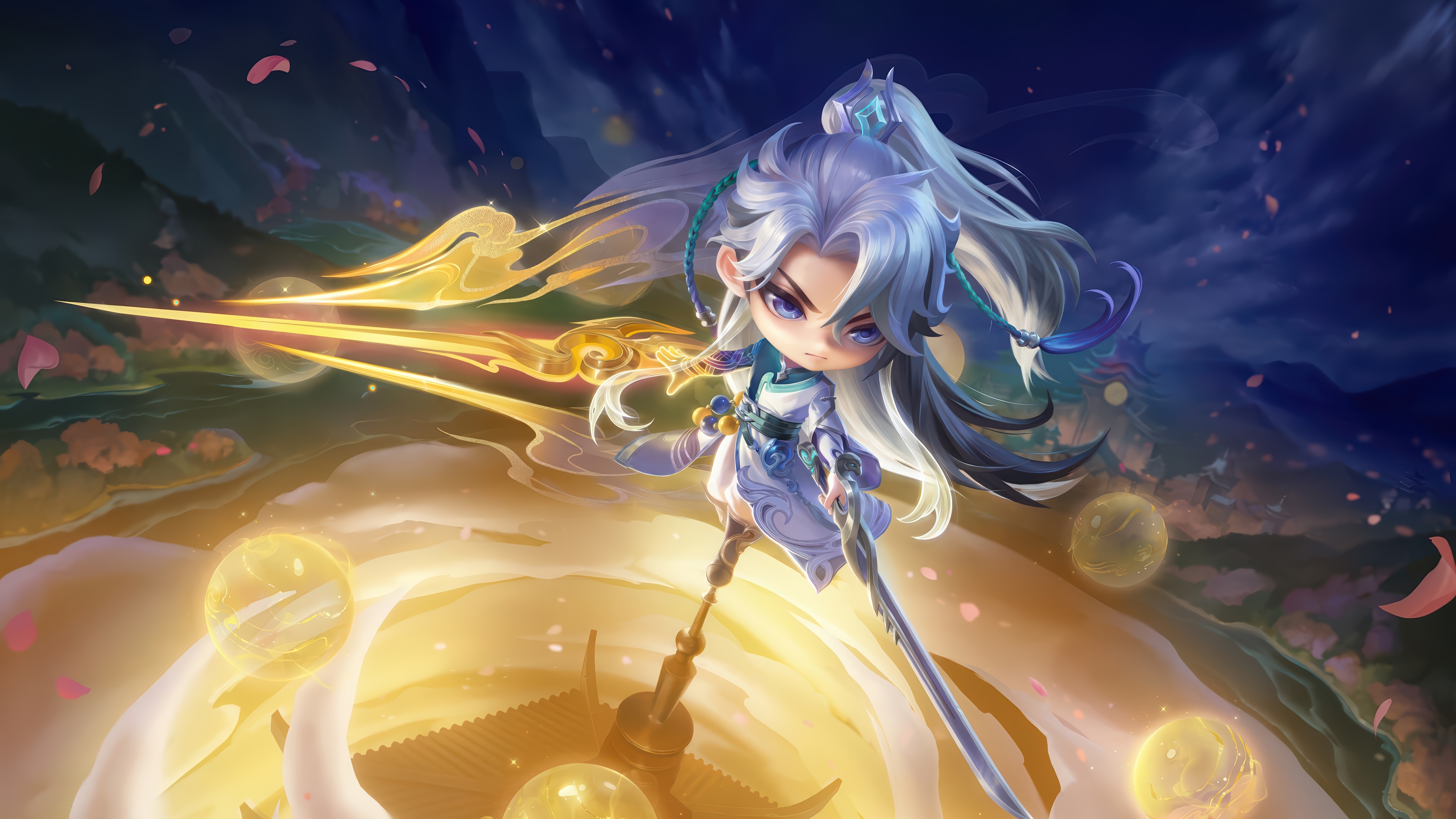 Chibi Yone from League of Legends in 4K HD Wallpaper
