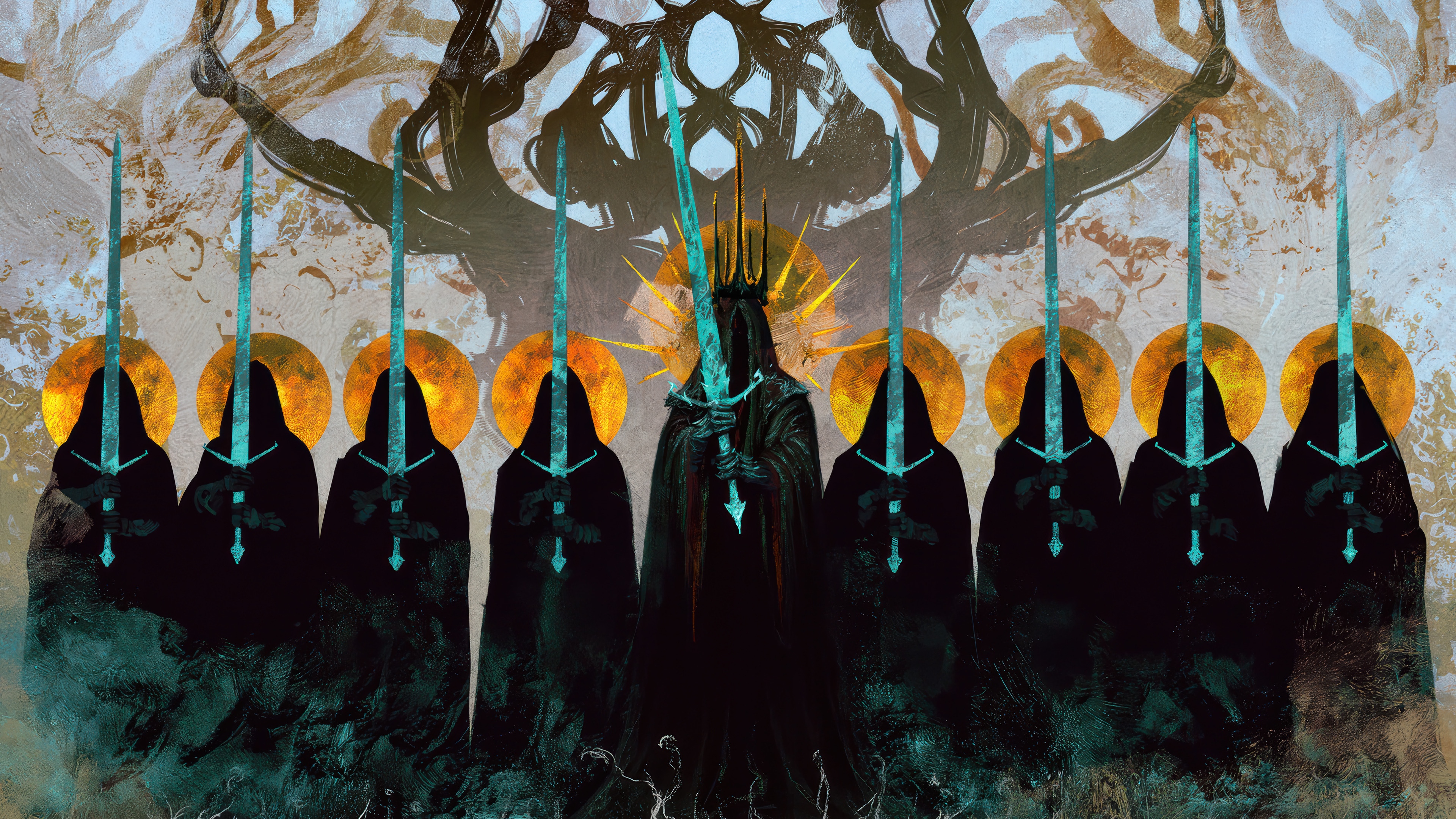 The Nazgul from Lord of the Rings 4K HD Wallpaper