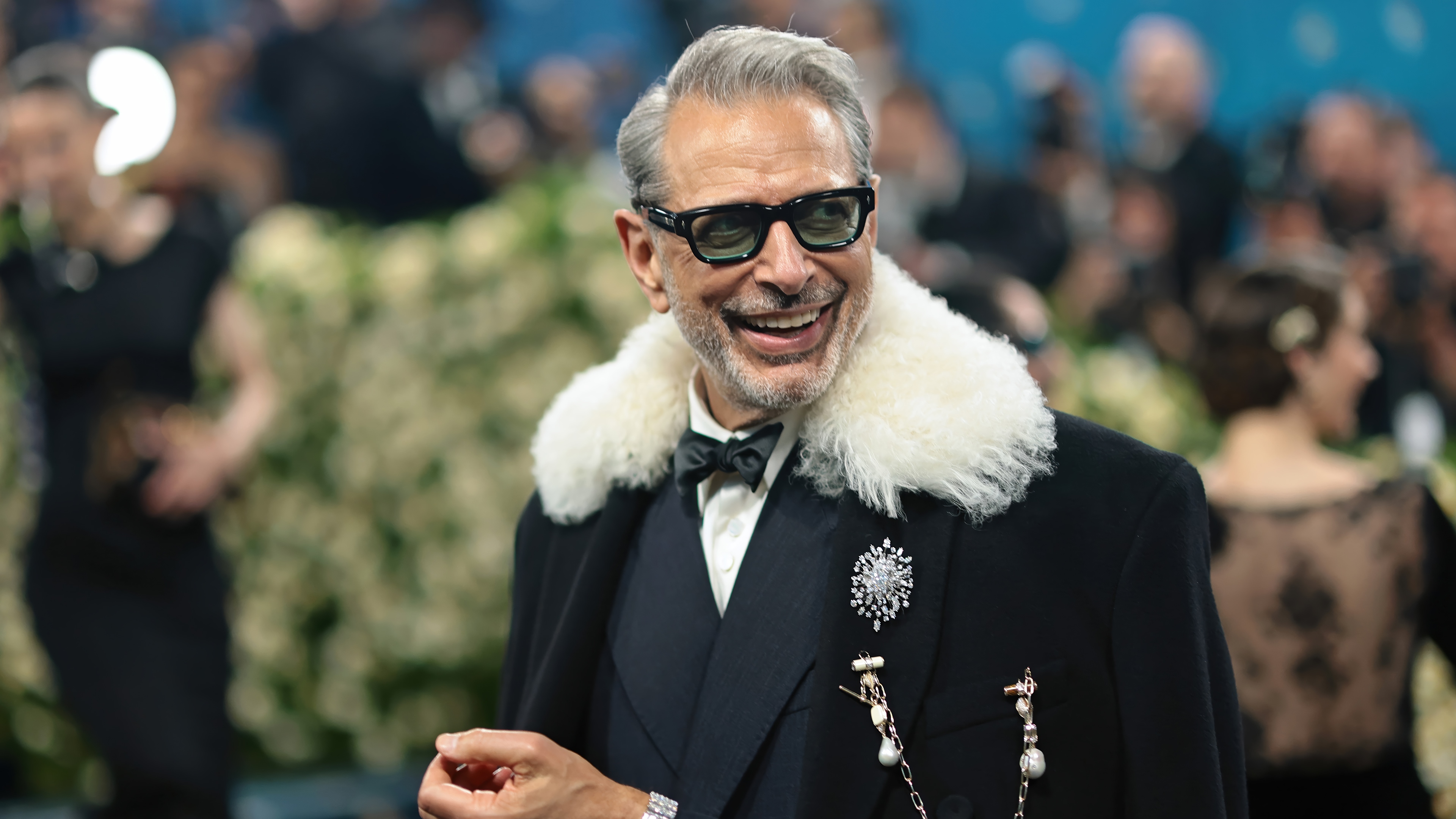 Jeff Goldblum at the Met Gala 4K HD Wallpaper