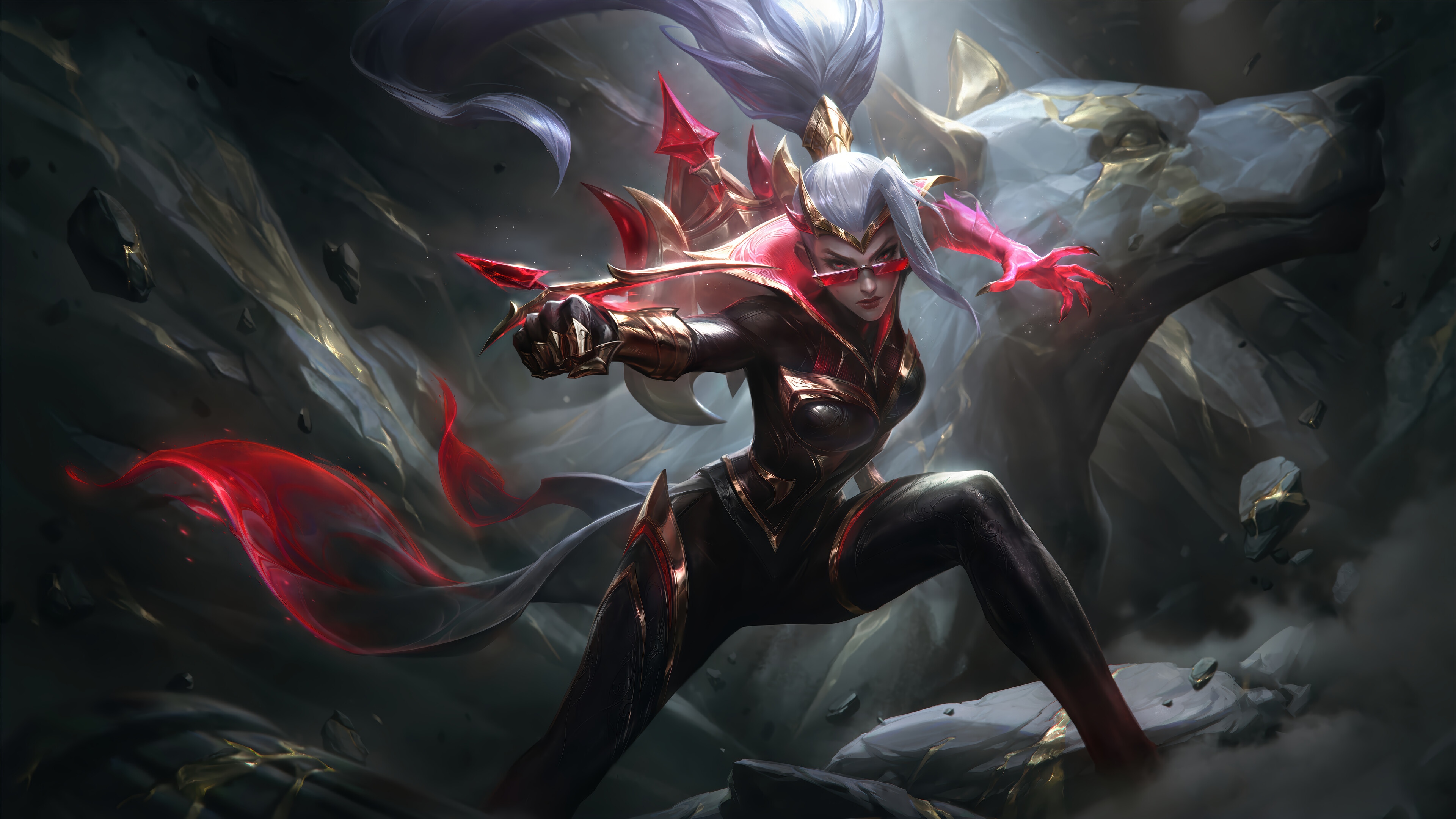 Vayne Risen Legend Splash Art 4K HD Wallpaper