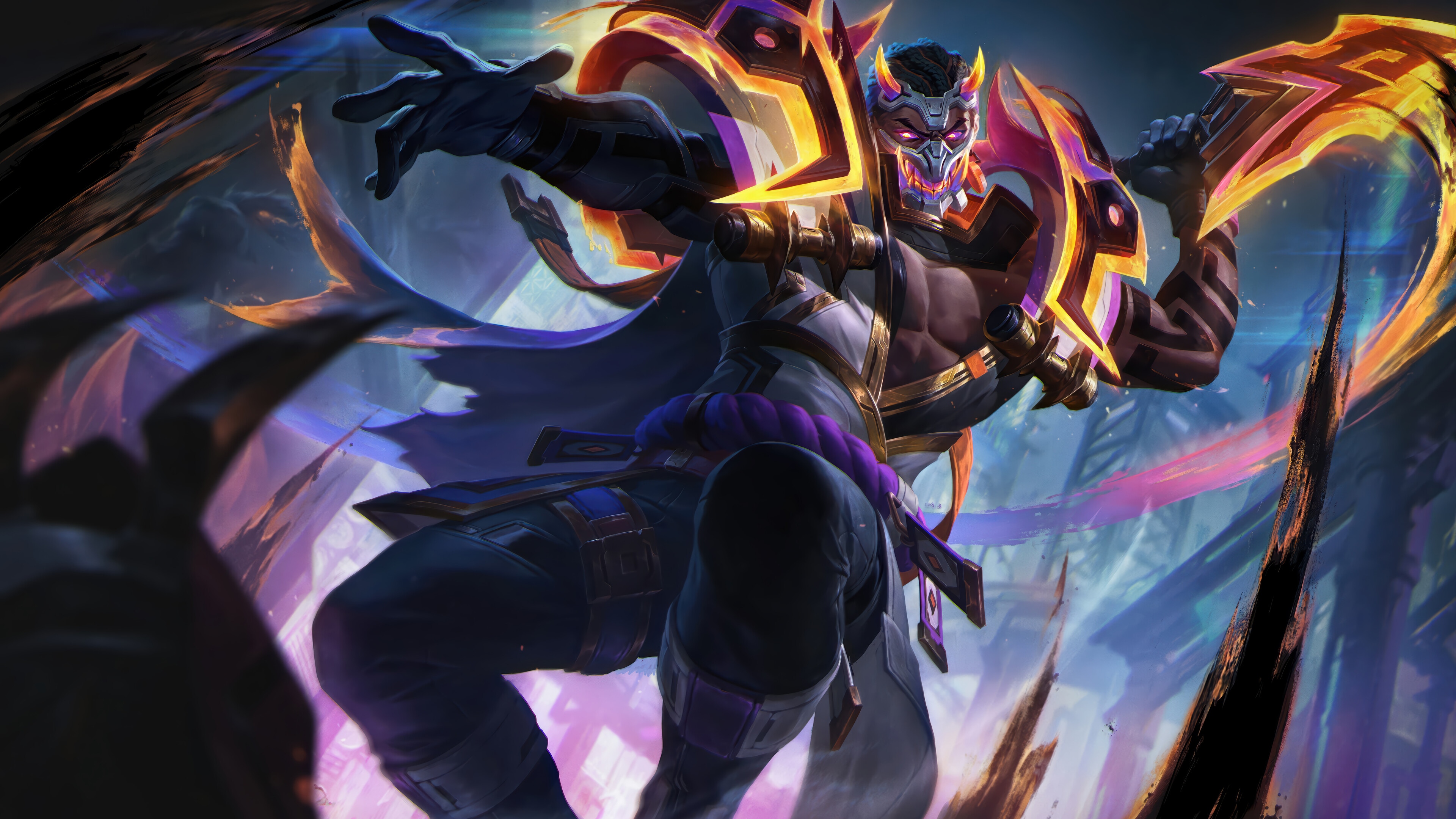 Inkshadow Pyke from League of Legends 4K HD Wallpaper