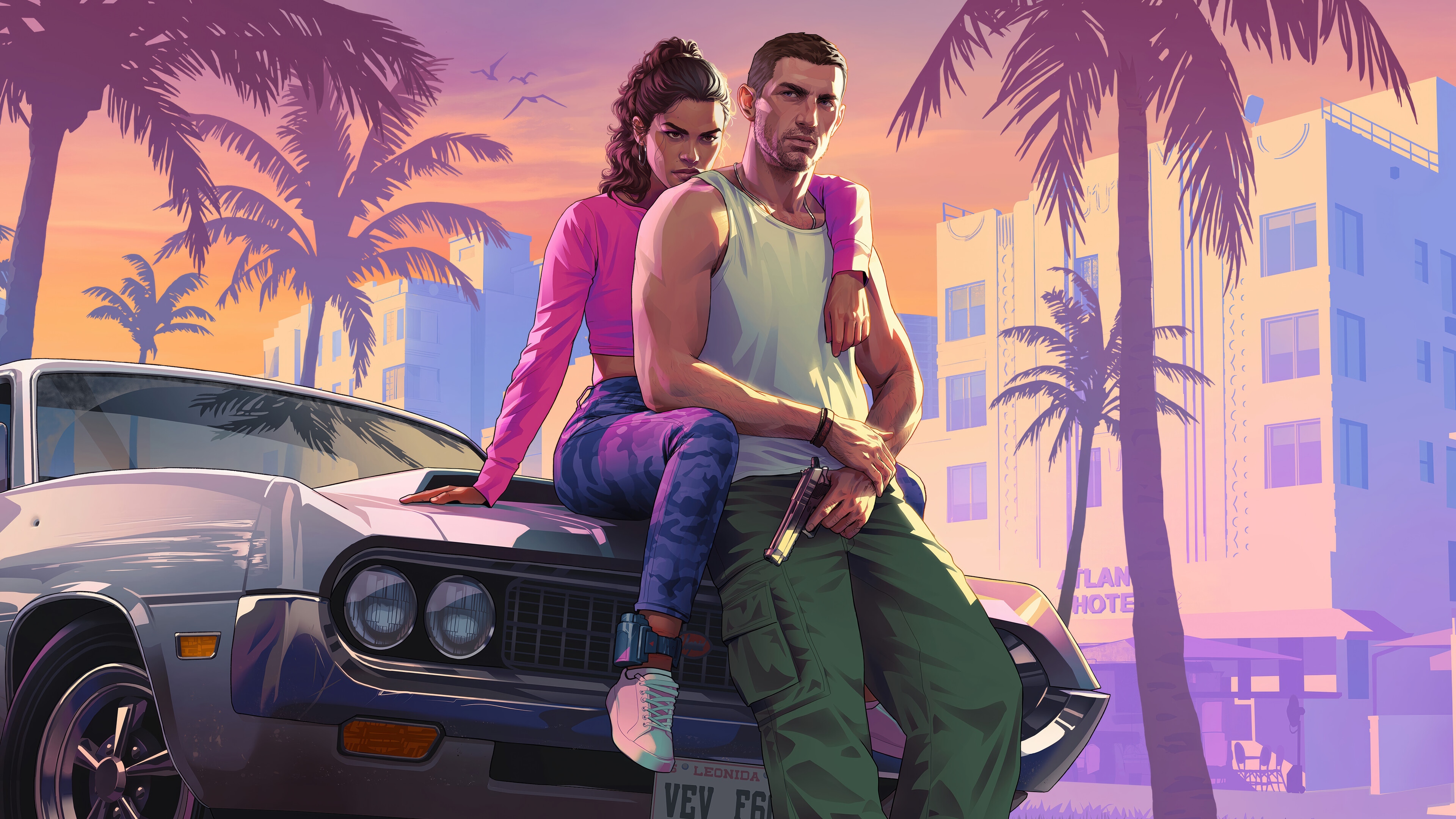 Grand Theft Auto 6: Jason Duval and Lucia Caminos HD Wallpaper