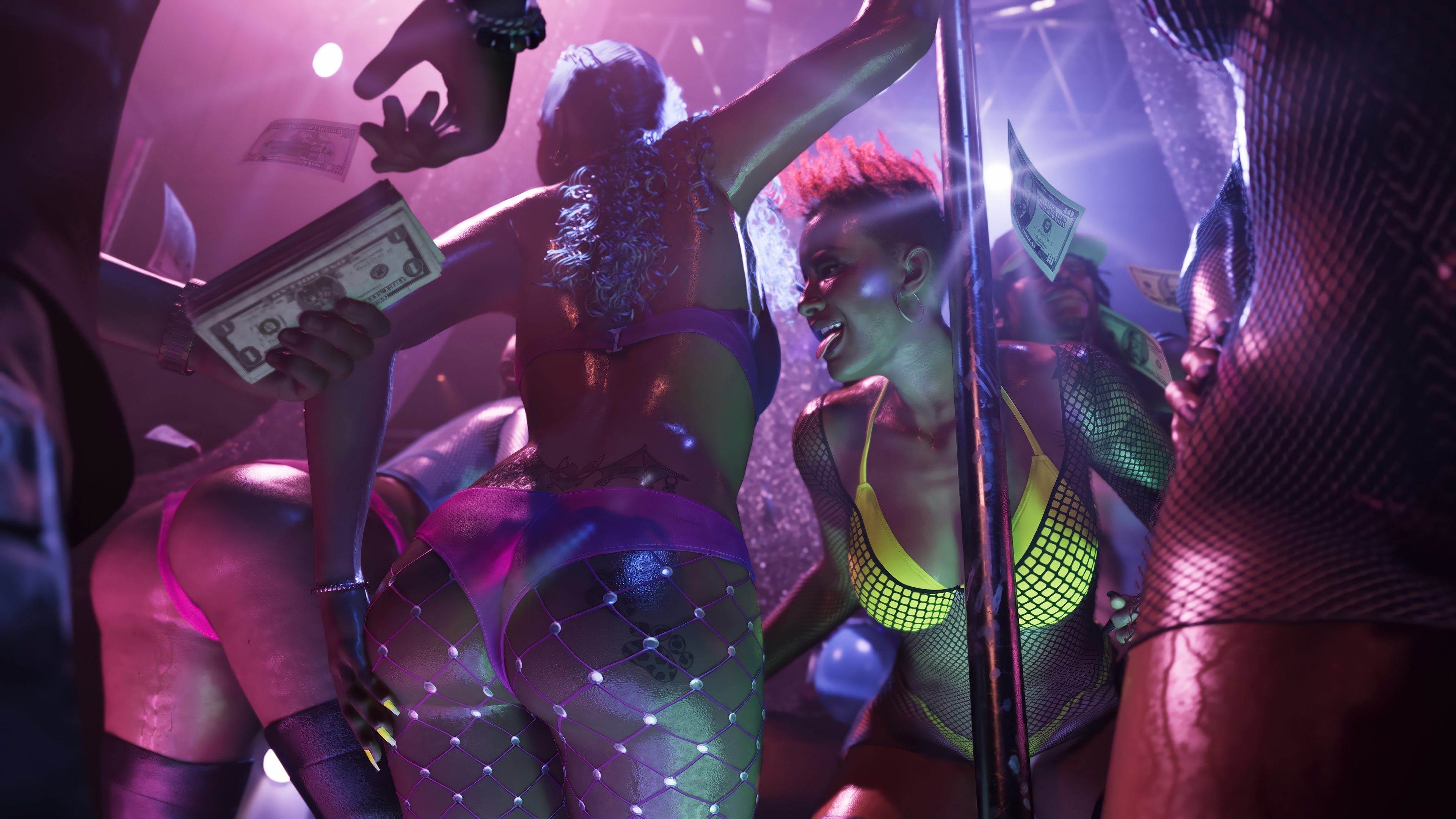 Grand Theft Auto 6 Vice City Club 4K HD Wallpaper