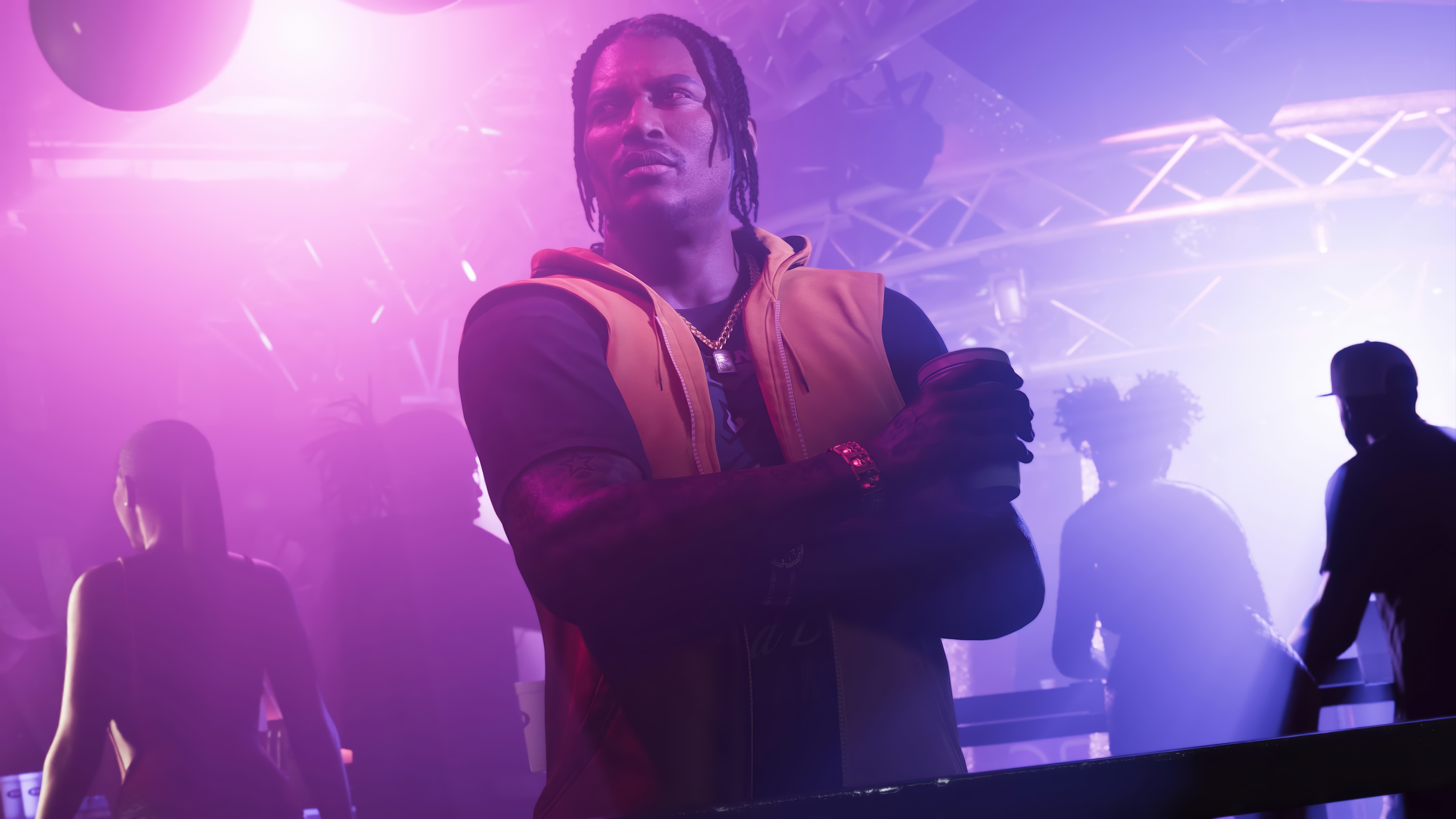 Grand Theft Auto 6: Drequan Priest in a Nightclub HD Wallpaper