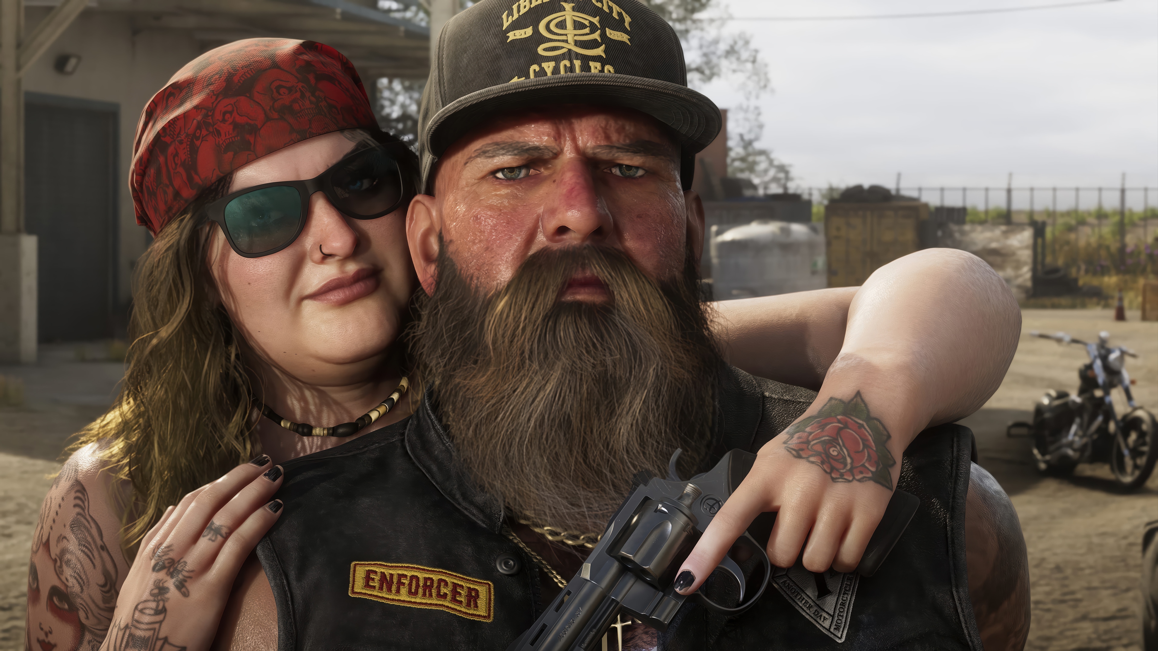 Grand Theft Auto 6: Biker Couple HD Wallpaper