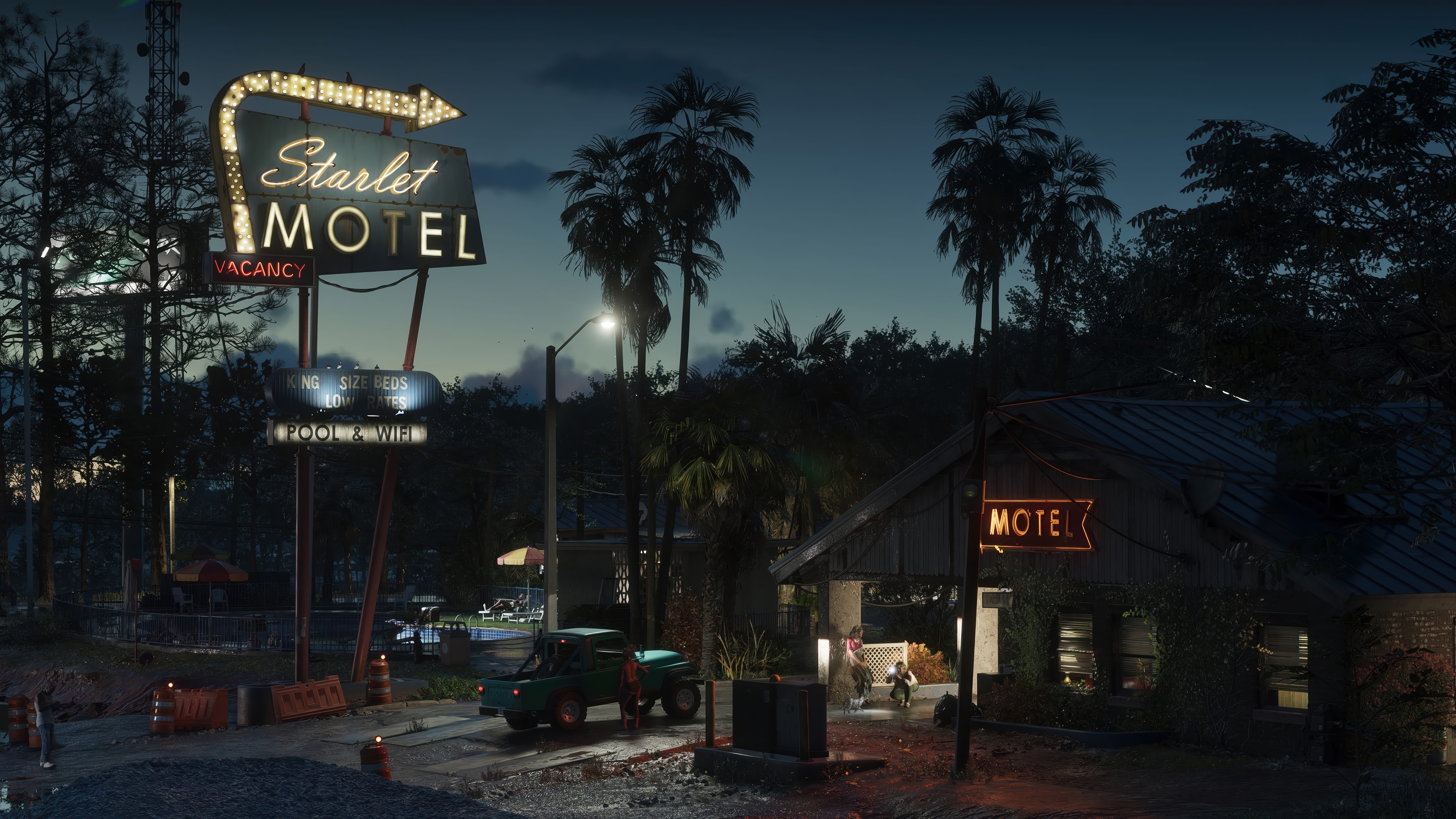 Starlet Motel in Grand Theft Auto 6 HD Wallpaper