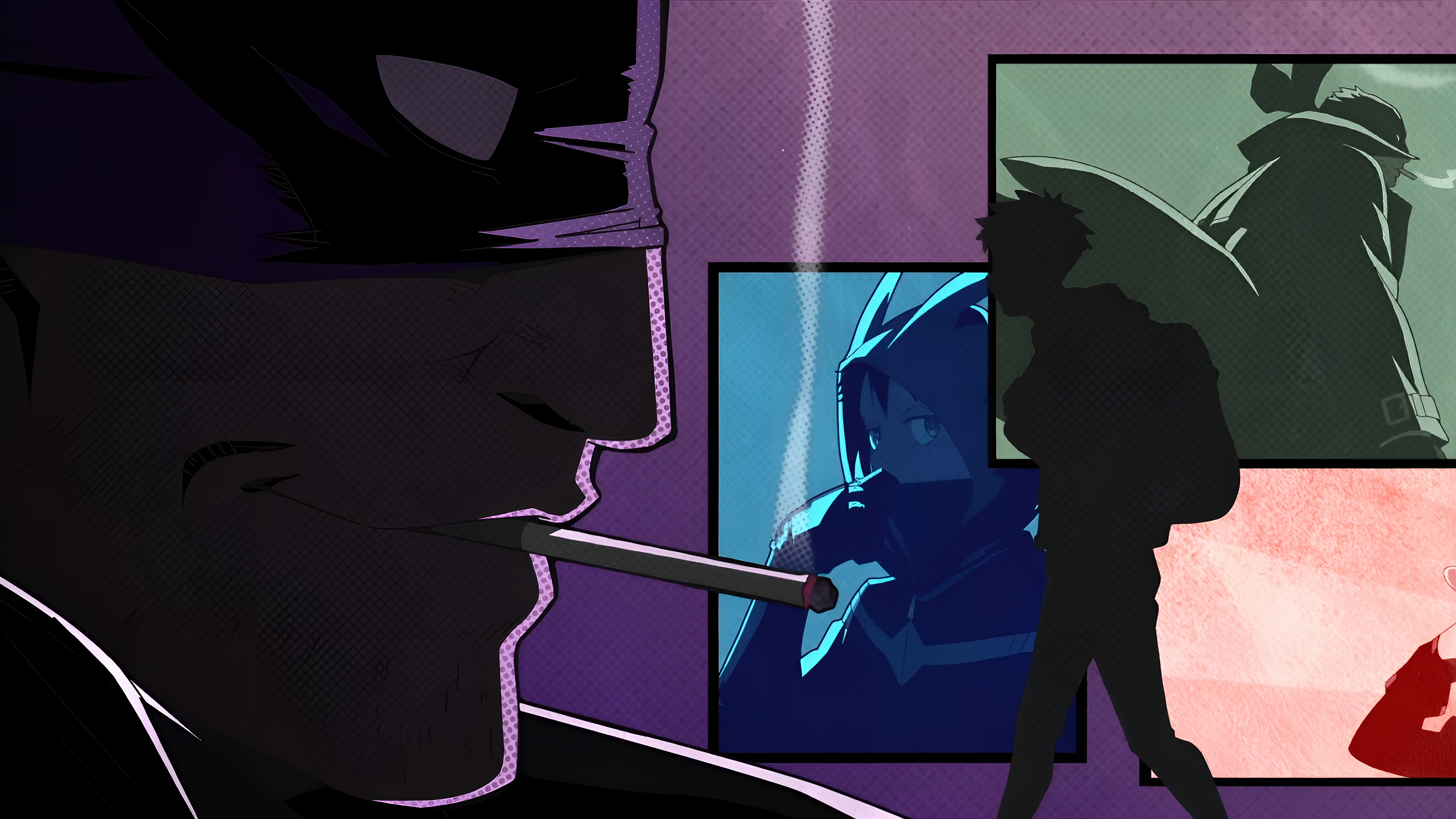 Knuckleduster Smoking in My Hero Academia: Vigilantes 4K HD Wallpaper