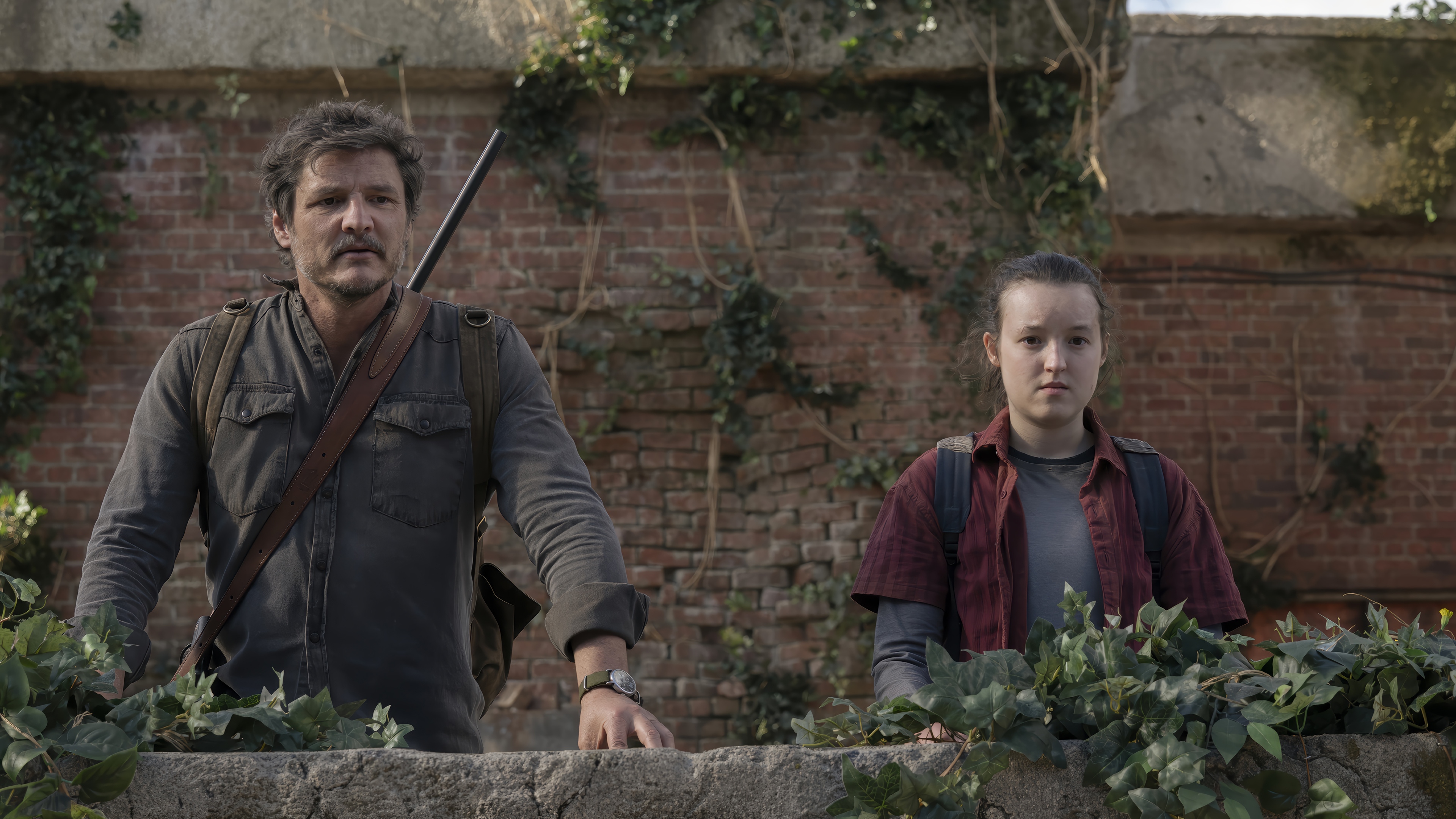 Joel and Ellie from The Last of Us Series HD Wallpaper