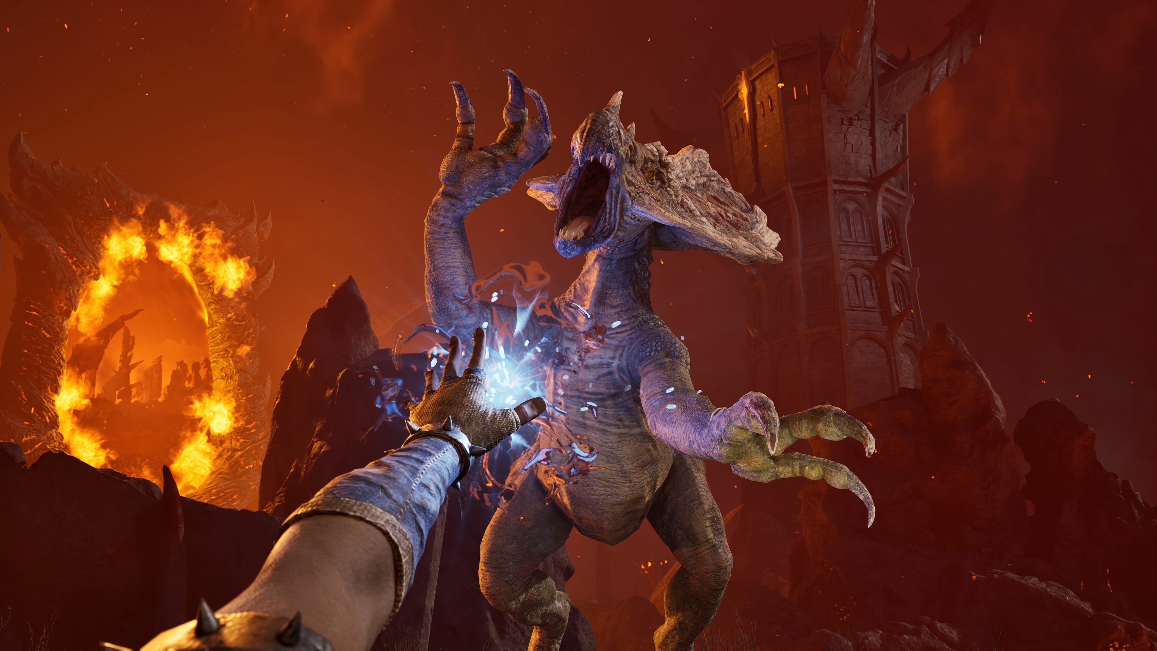The Elder Scrolls IV: Oblivion Remastered Monster Battle HD Wallpaper