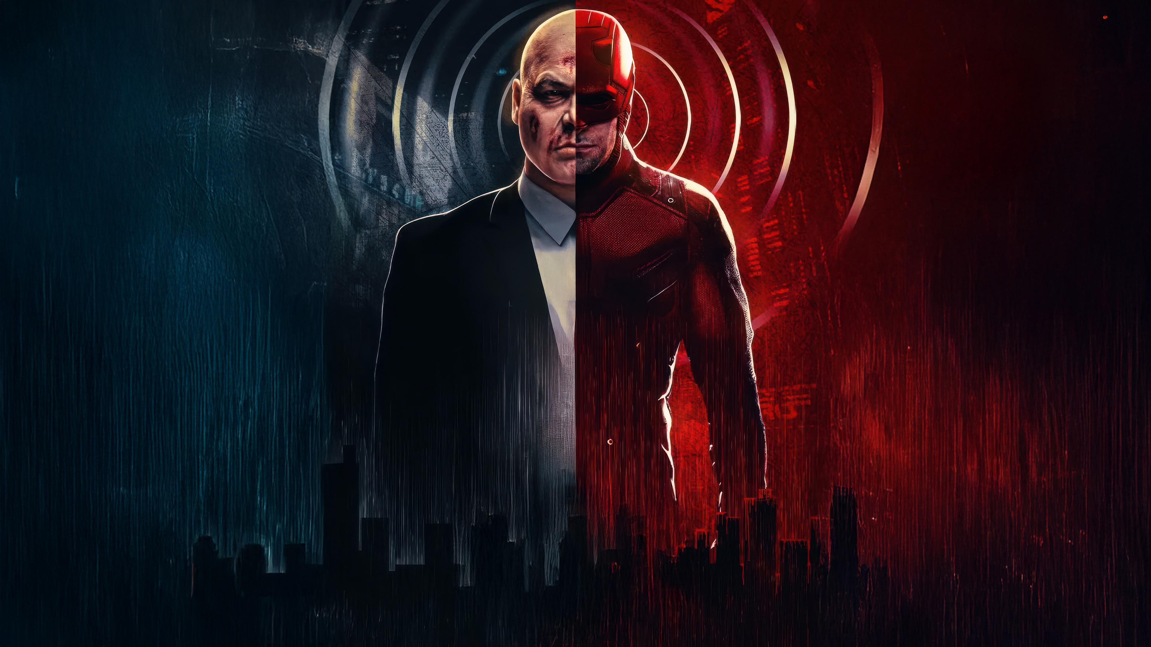 Daredevil and Kingpin 4K HD Wallpaper
