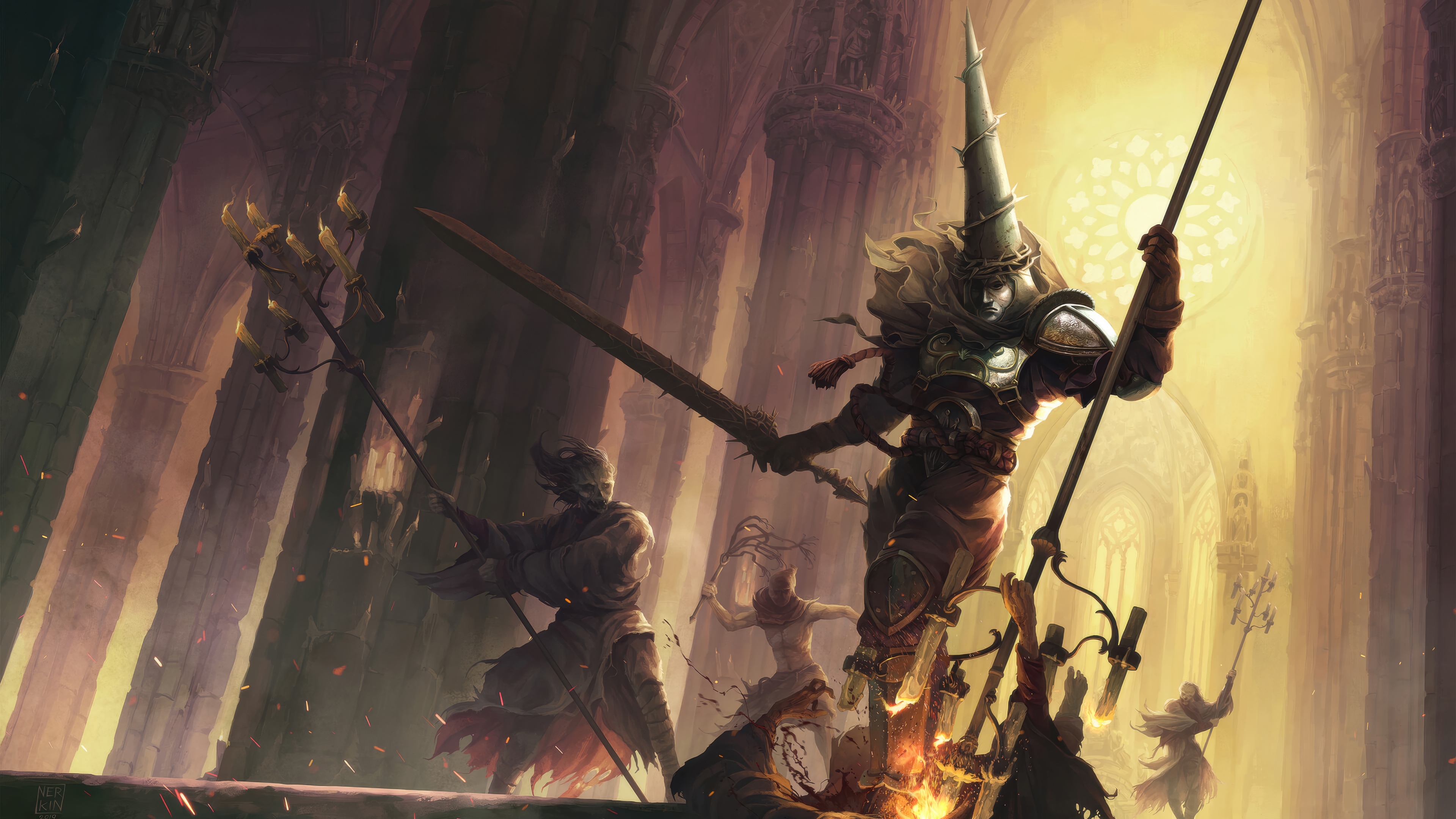 Blasphemous 4K HD Wallpaper