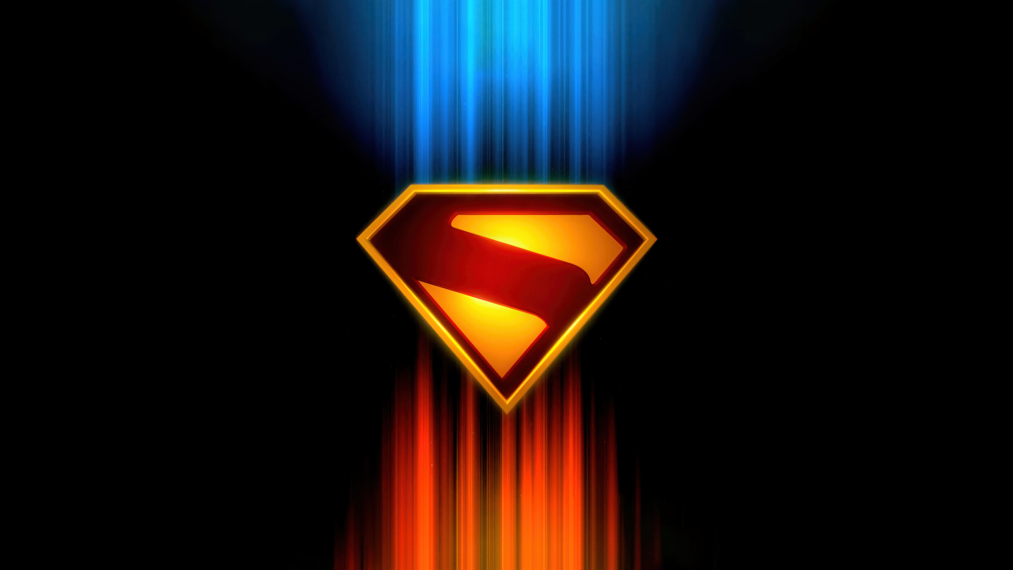 Superman Logo 4K HD Wallpaper