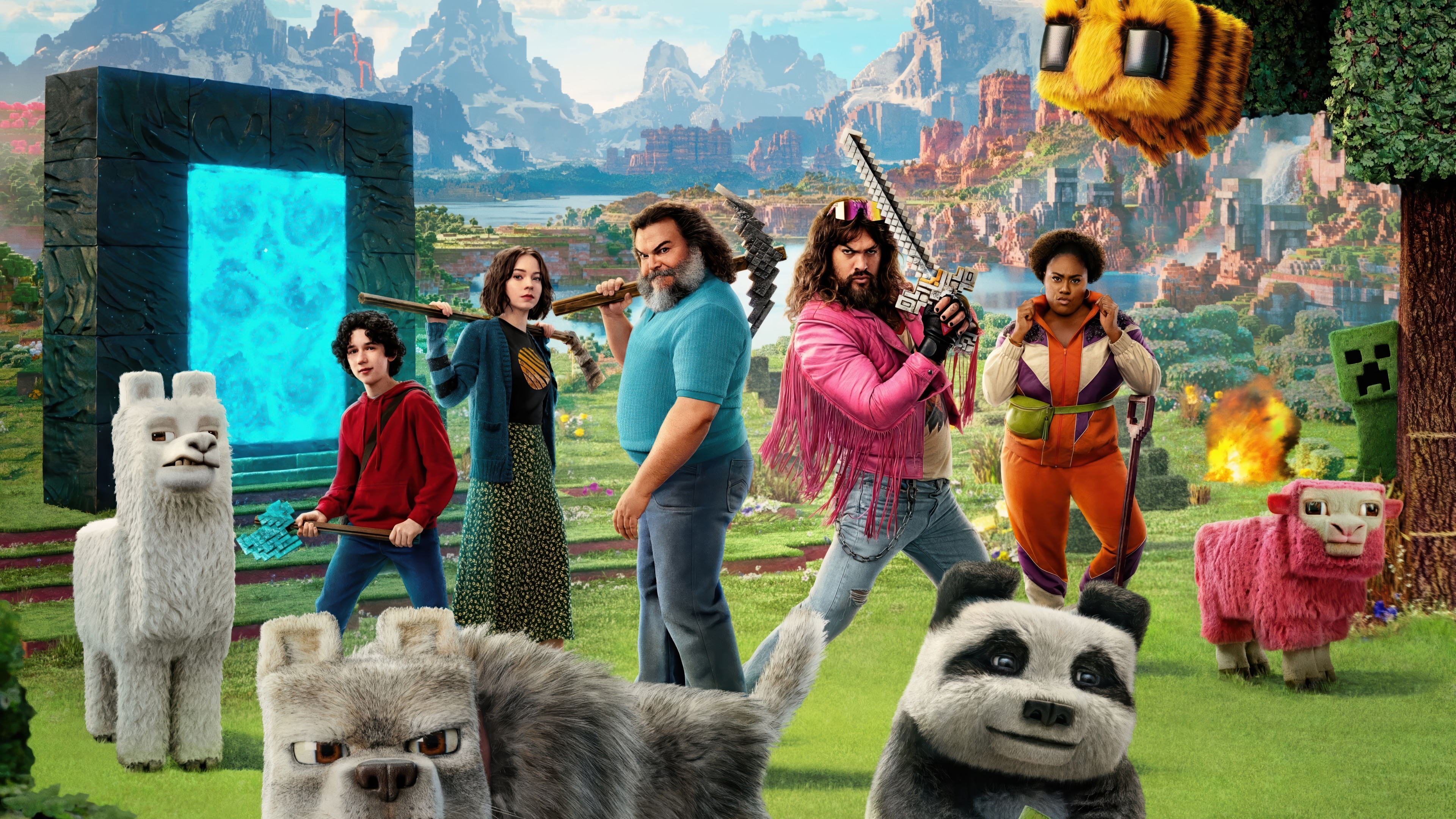 Minecraft Movie 4K HD Wallpaper
