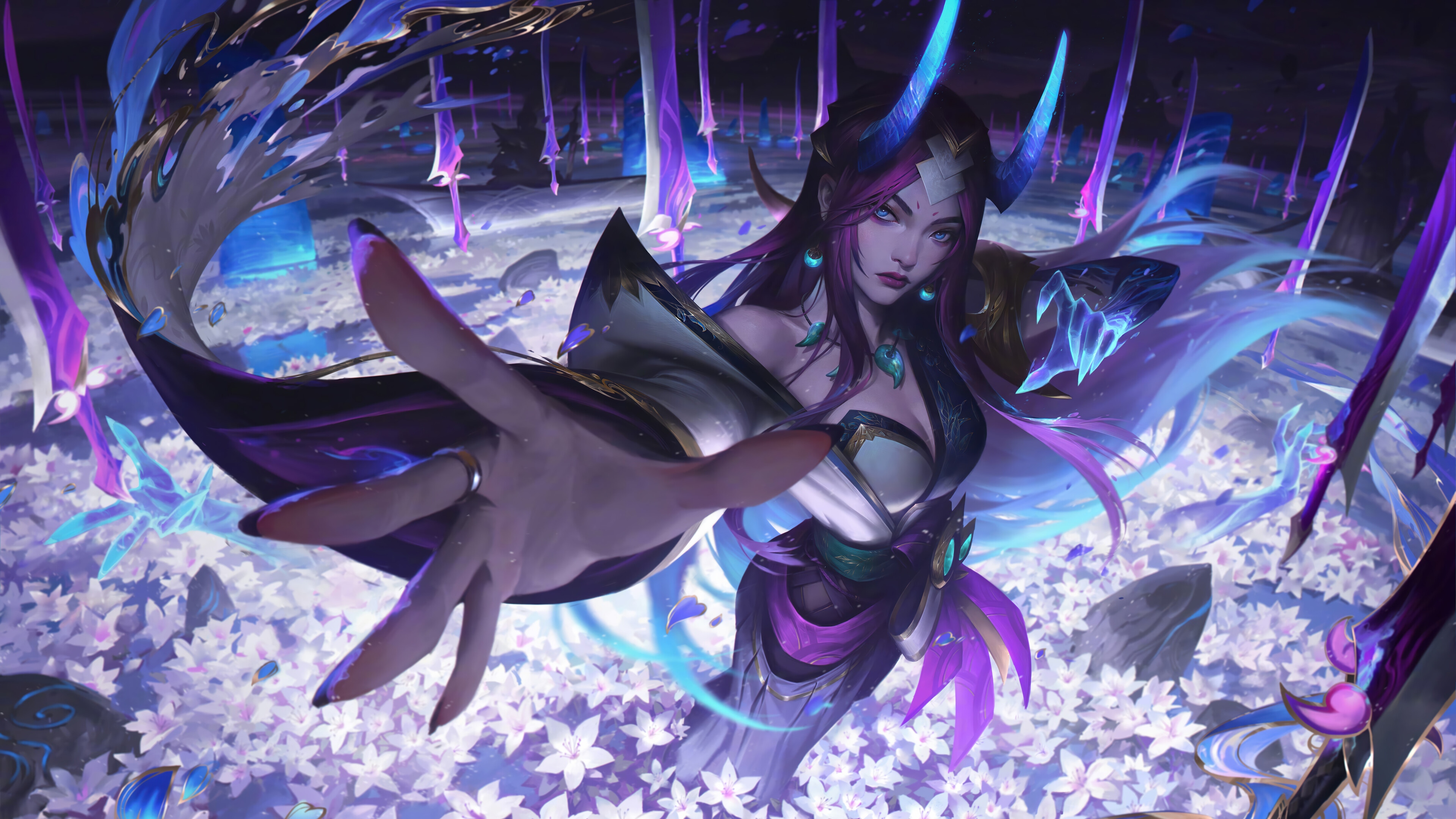 Spirit Blossom Irelia 4K Splash Art HD Wallpaper