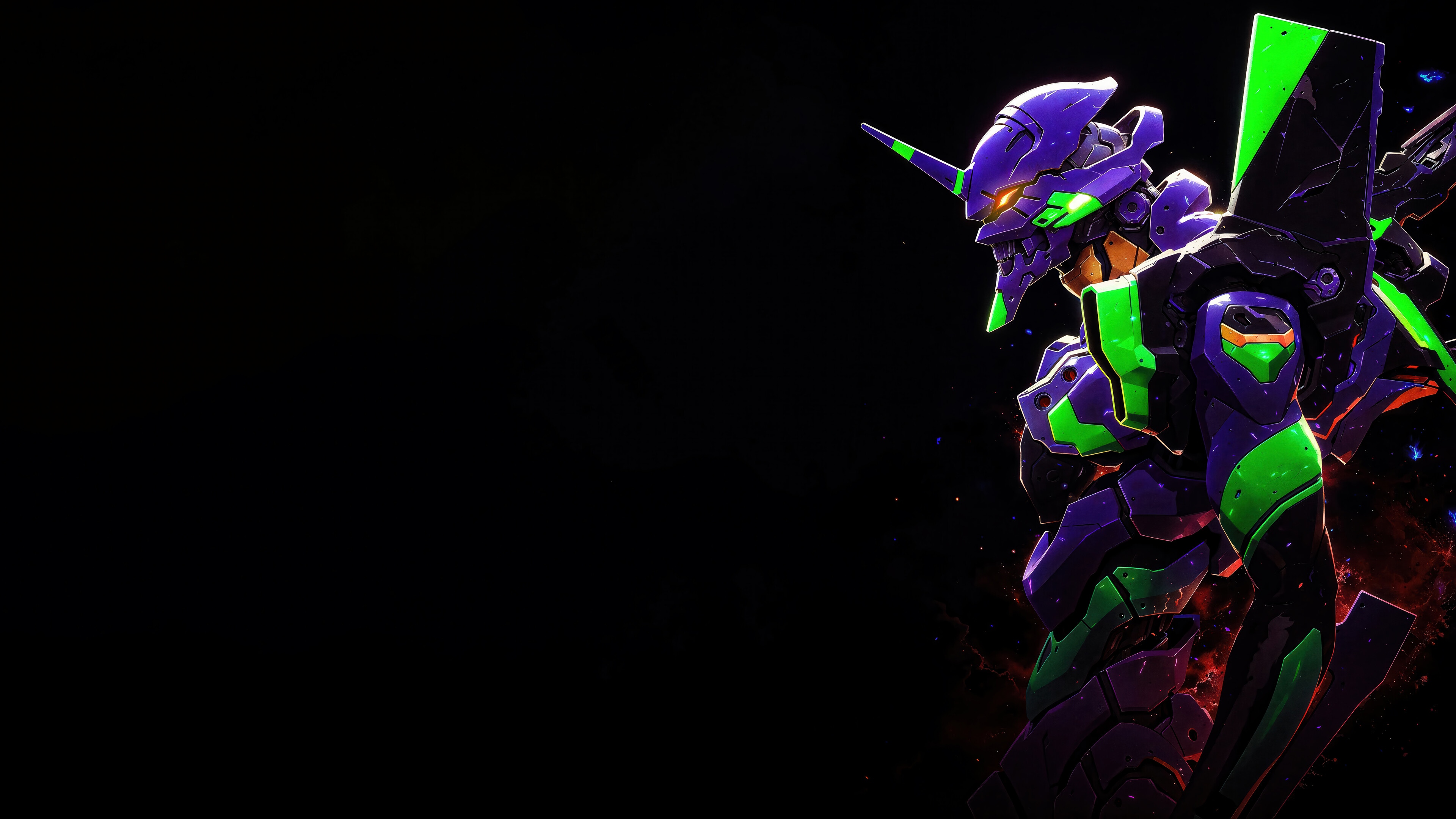 Neon Genesis Evangelion Unit-01 4K HD Wallpaper