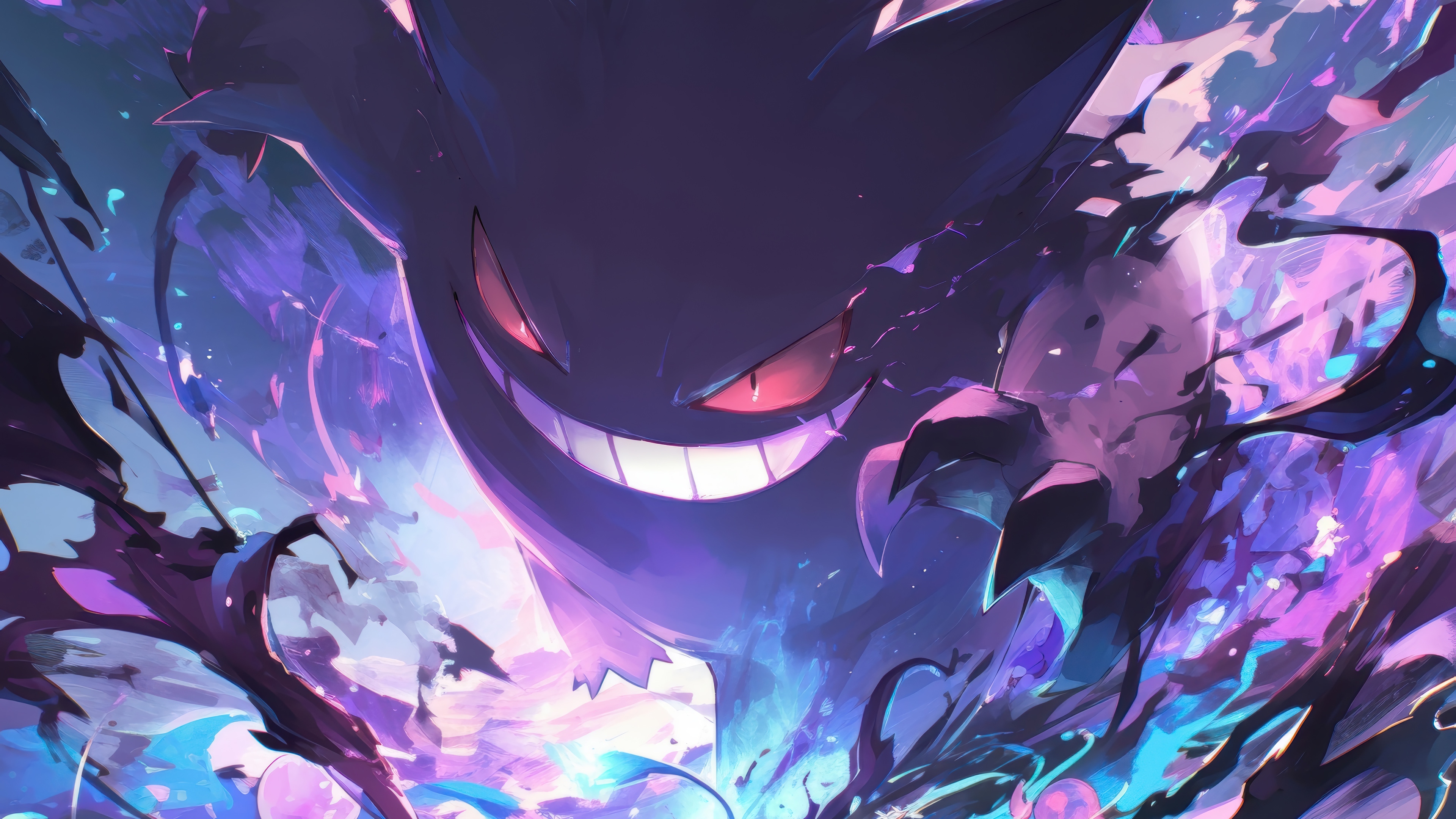 Gengar Pokemon Anime 4K HD Wallpaper