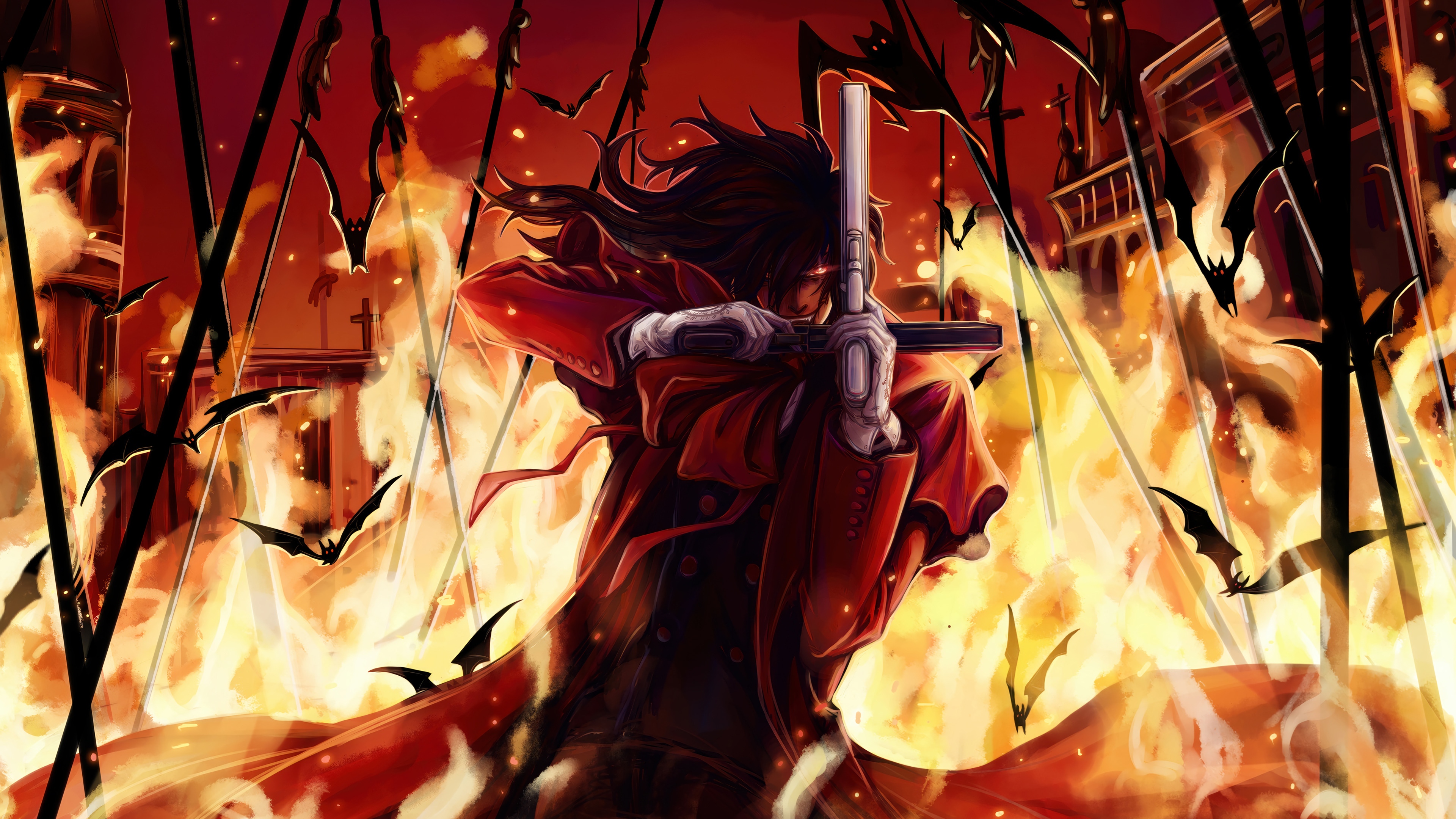 Alucard from Hellsing Ultimate in 4K HD Wallpaper