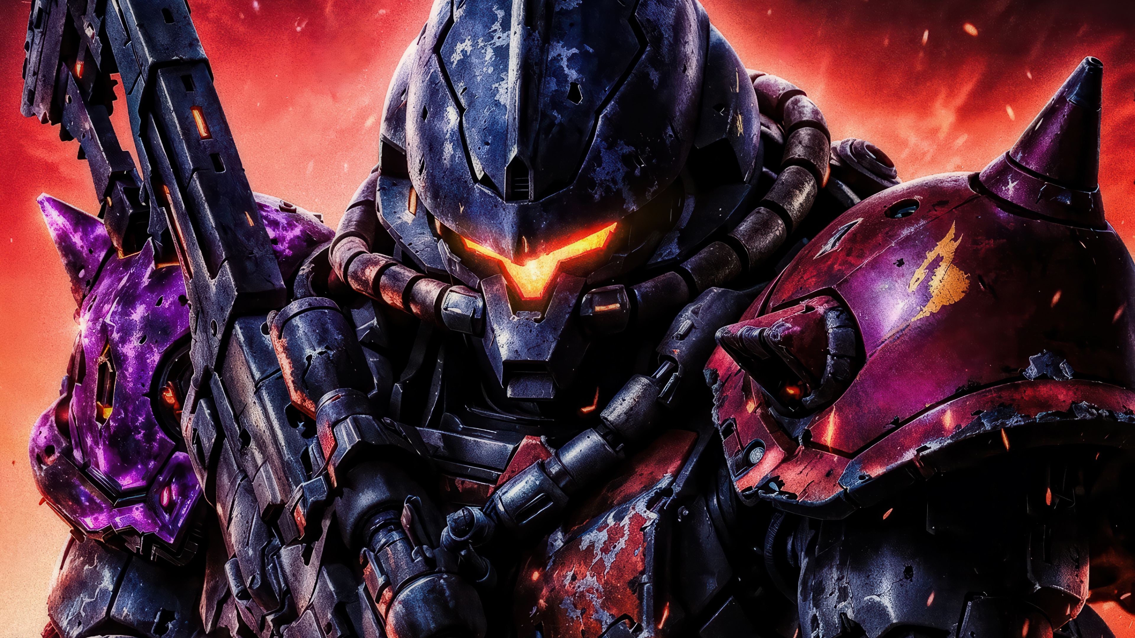 Zaku Mobile Suit in 4K HD Wallpaper