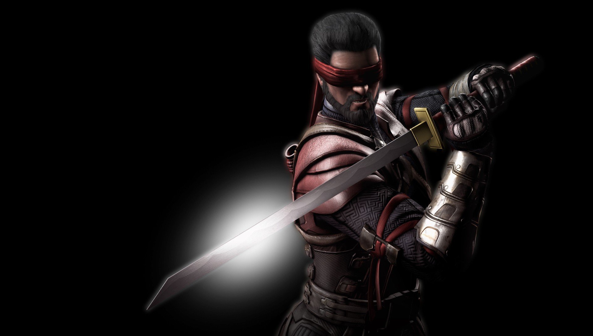 Kenshi from Mortal Kombat X holding a sword HD Wallpaper