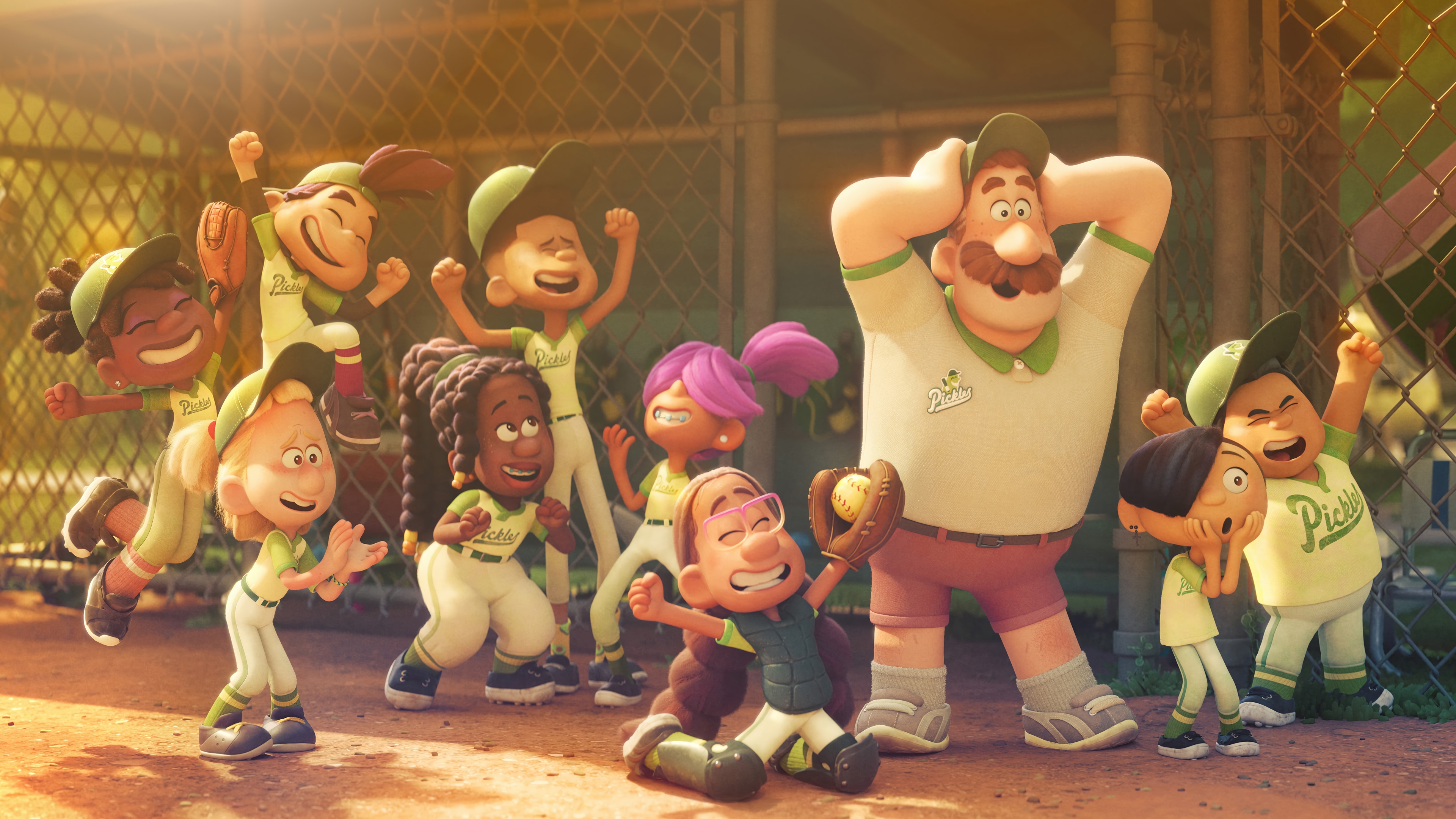 Pixar's 'Win or Lose' Softball Team Celebrates HD Wallpaper