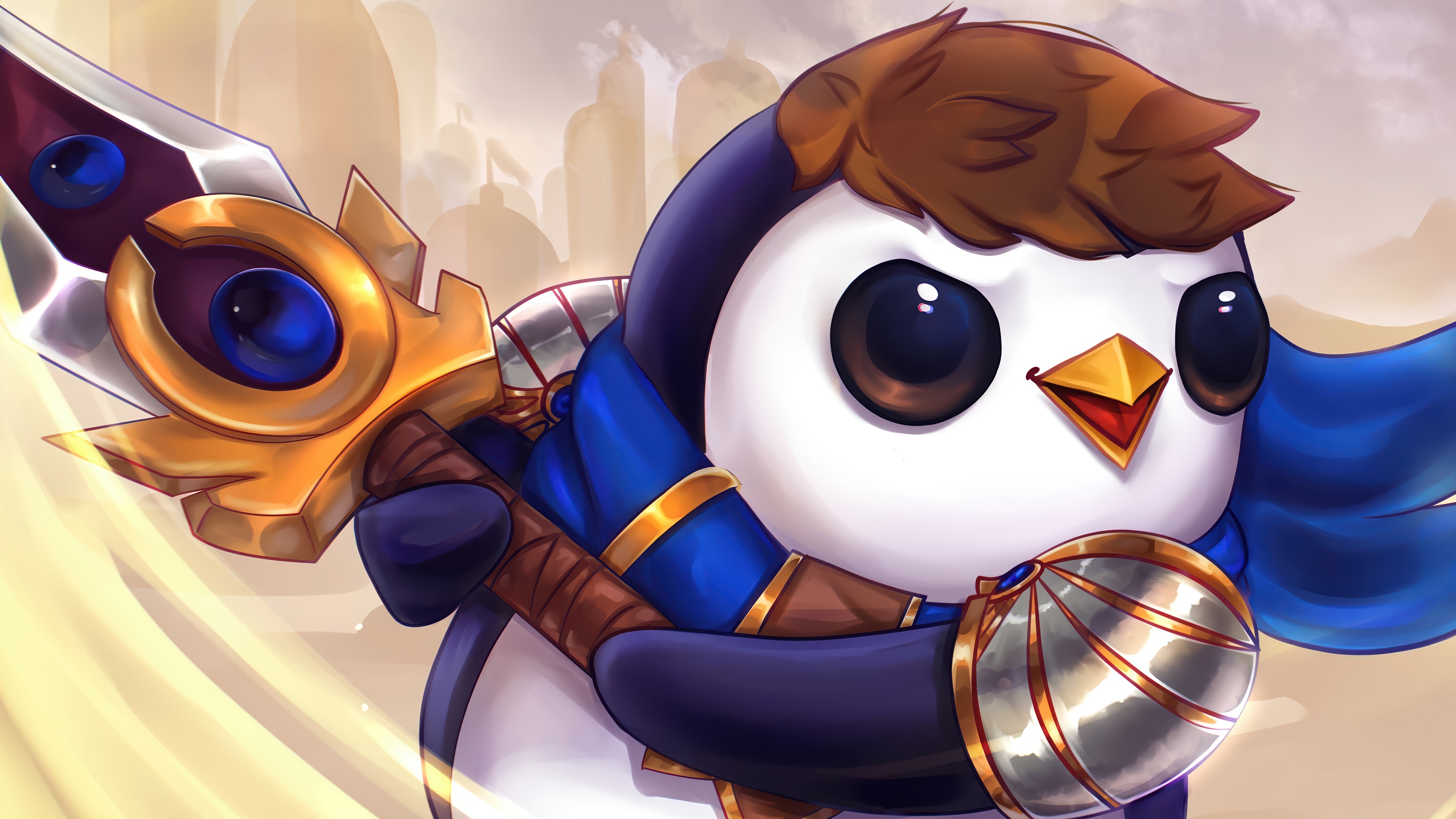 Pengu Garen from League of Legends 4K HD Wallpaper
