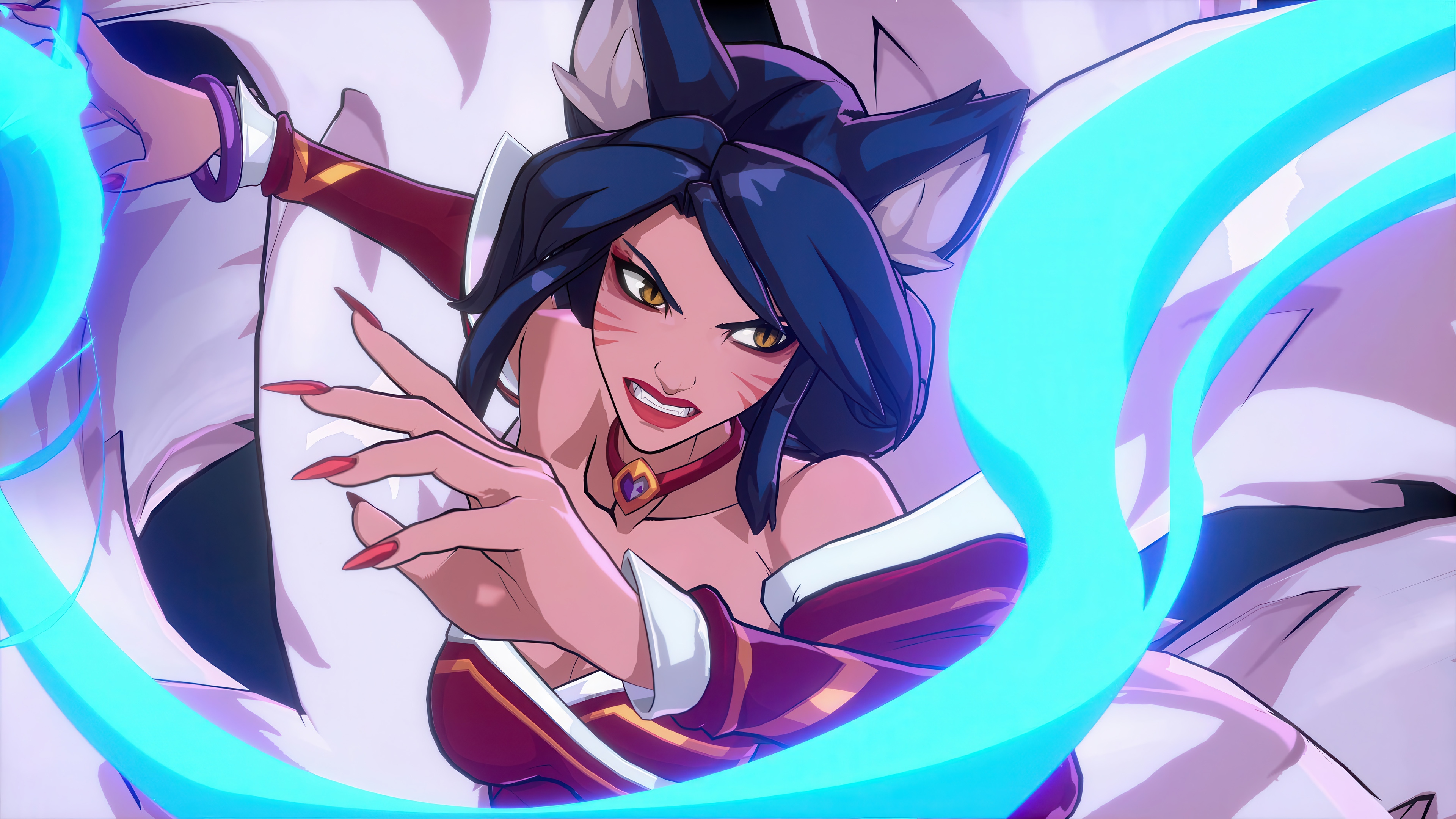 Ahri from League of Legends 4K HD Wallpaper