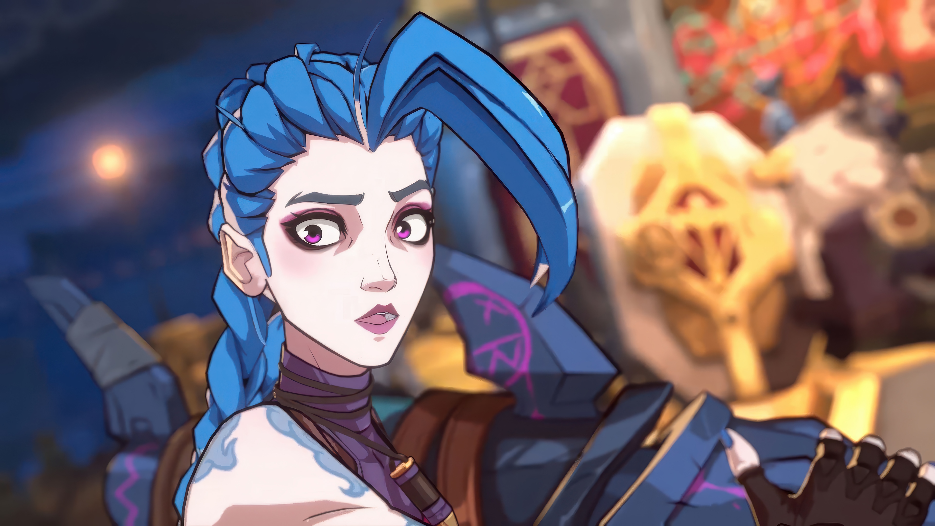 Jinx from League of Legends 4K HD Wallpaper