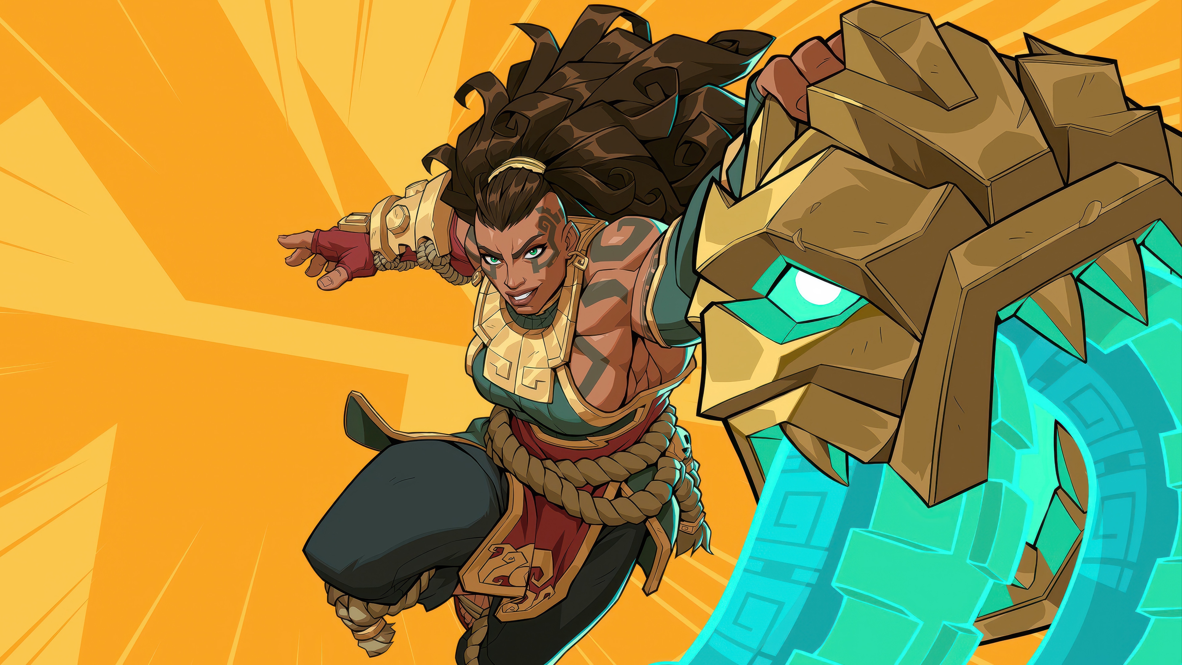 Illaoi and a Serpent in 4K HD Wallpaper