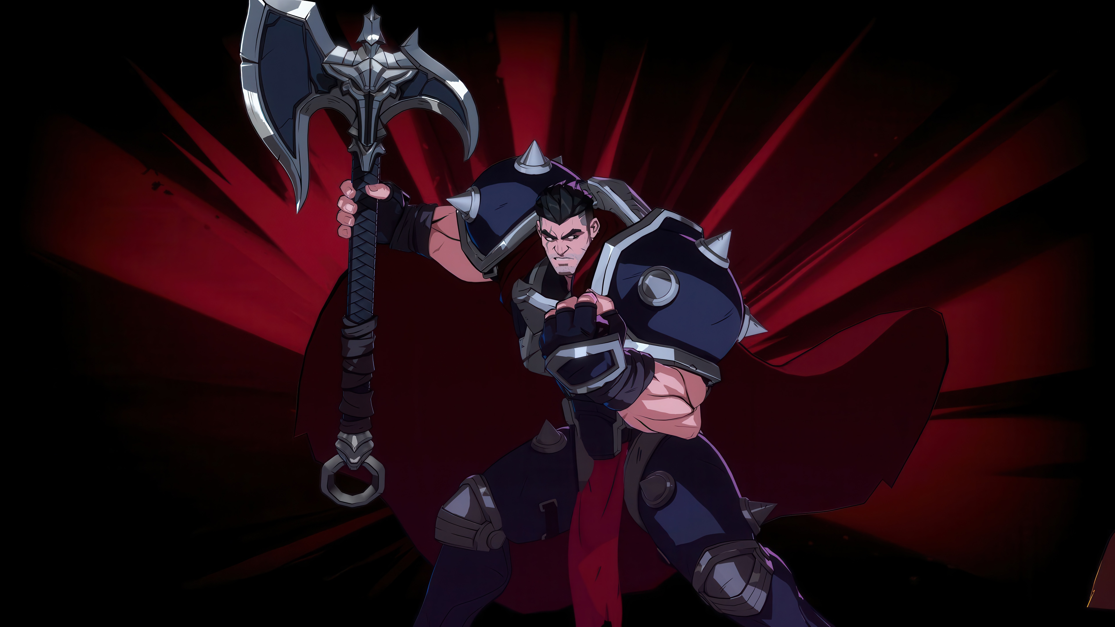 Darius from League of Legends with a large axe HD Wallpaper
