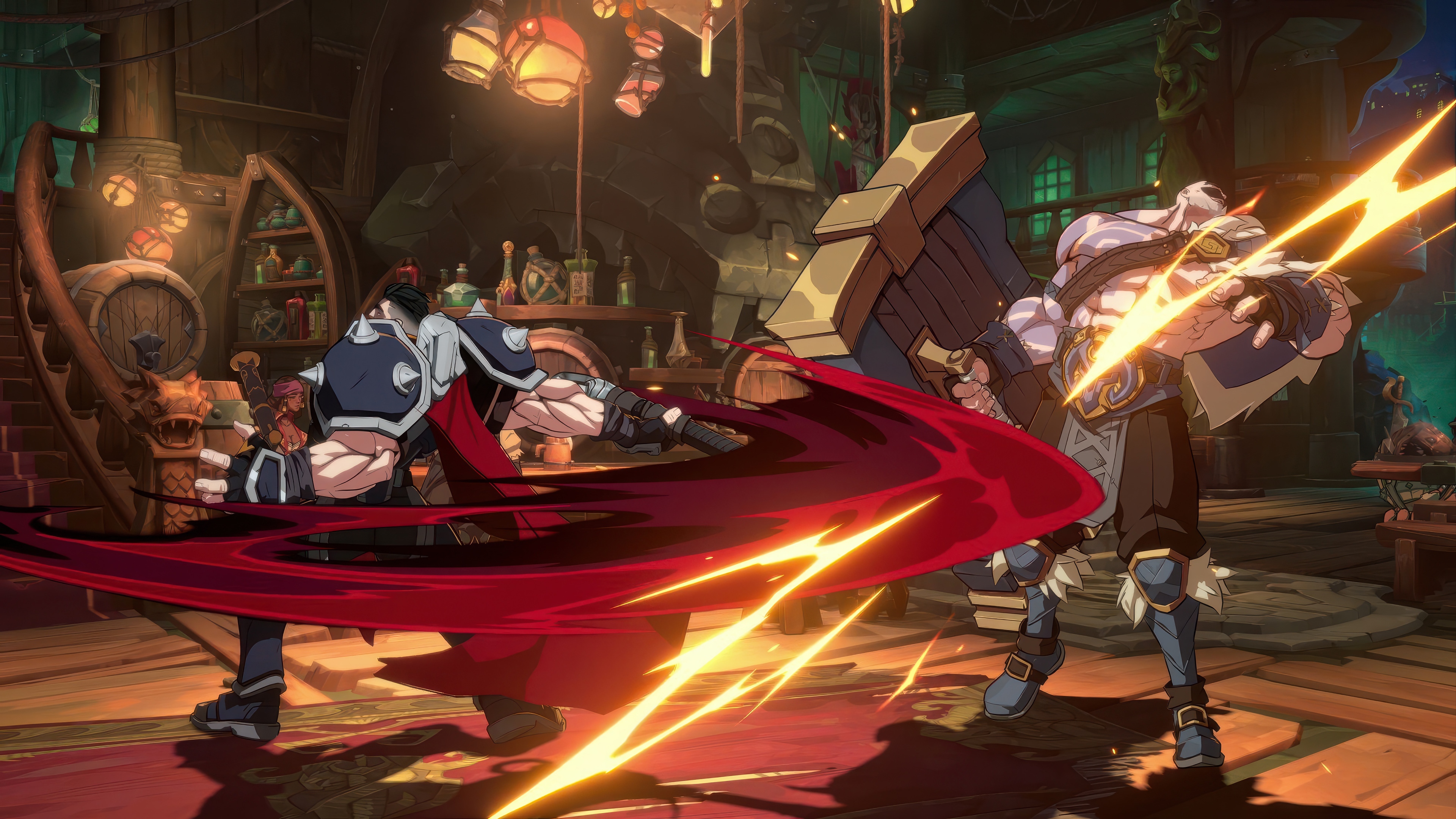 Darius and Braum fighting in 4K HD Wallpaper