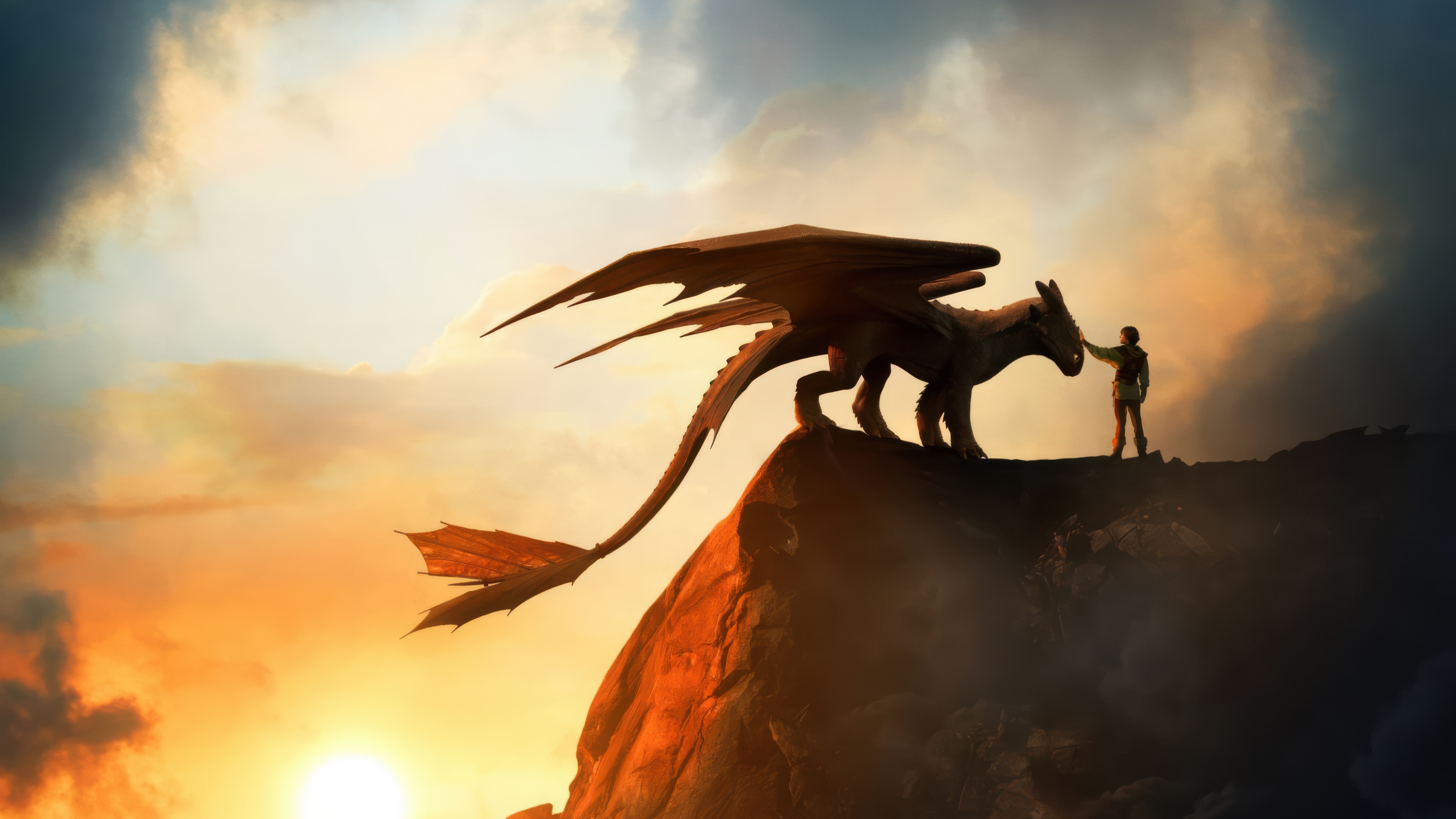 How to Train Your Dragon 4K HD Wallpaper