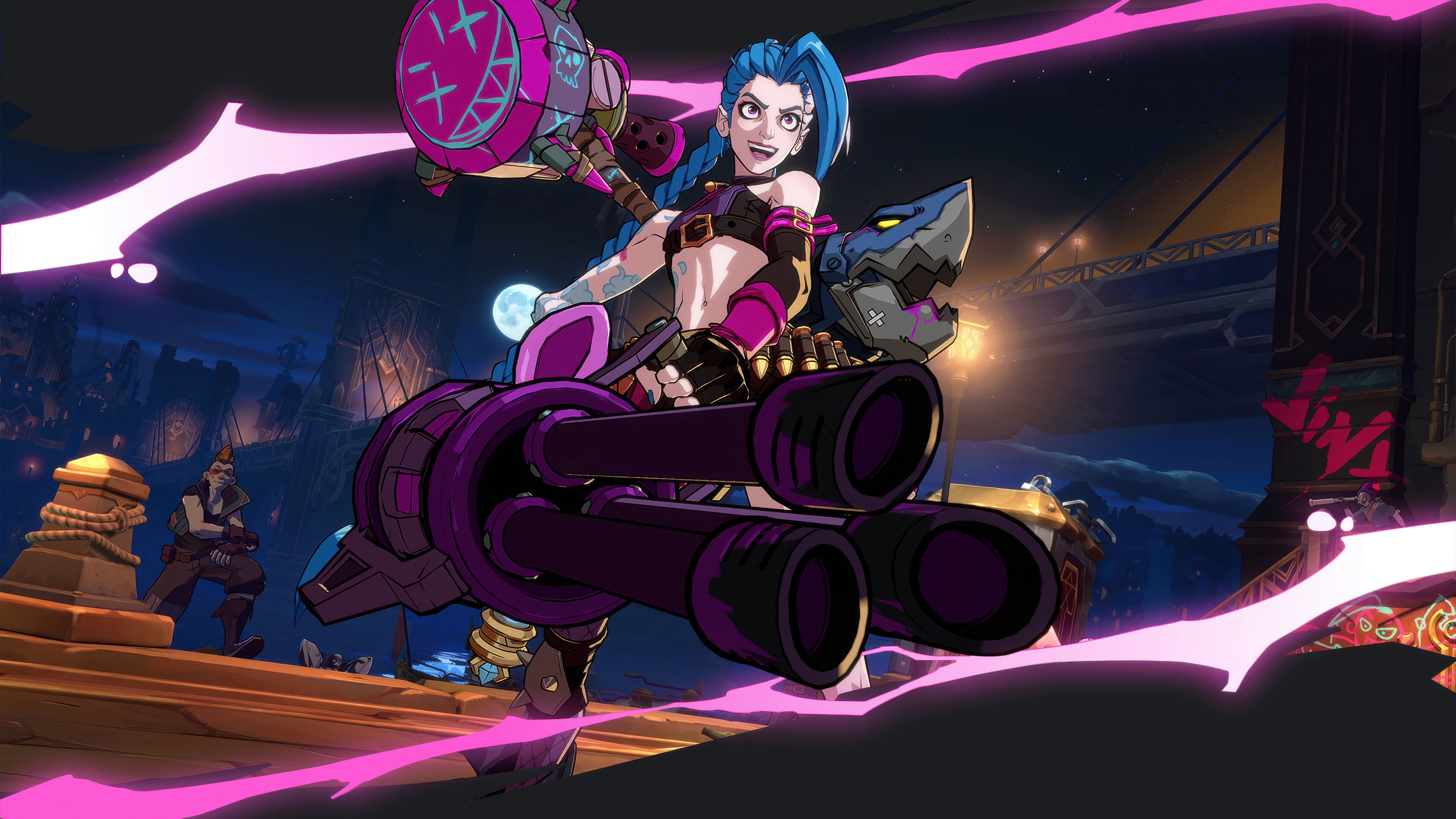 Jinx from League of Legends in 2XKO 4K HD Wallpaper