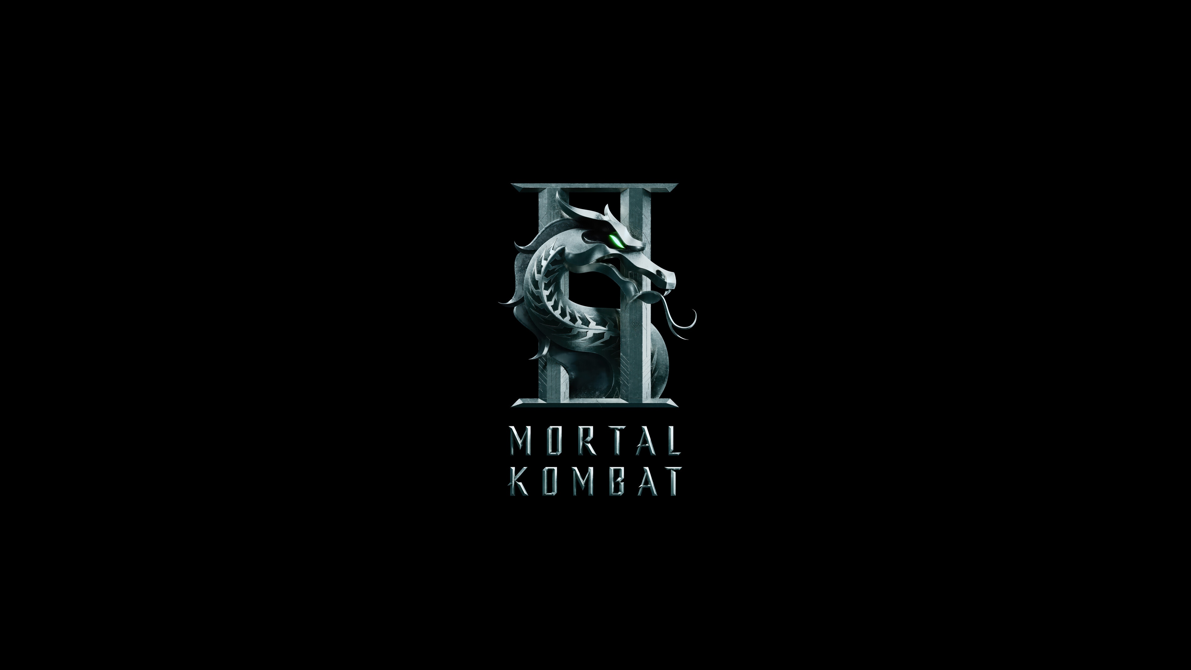 Mortal Kombat 2 Dragon Logo 4K HD Wallpaper