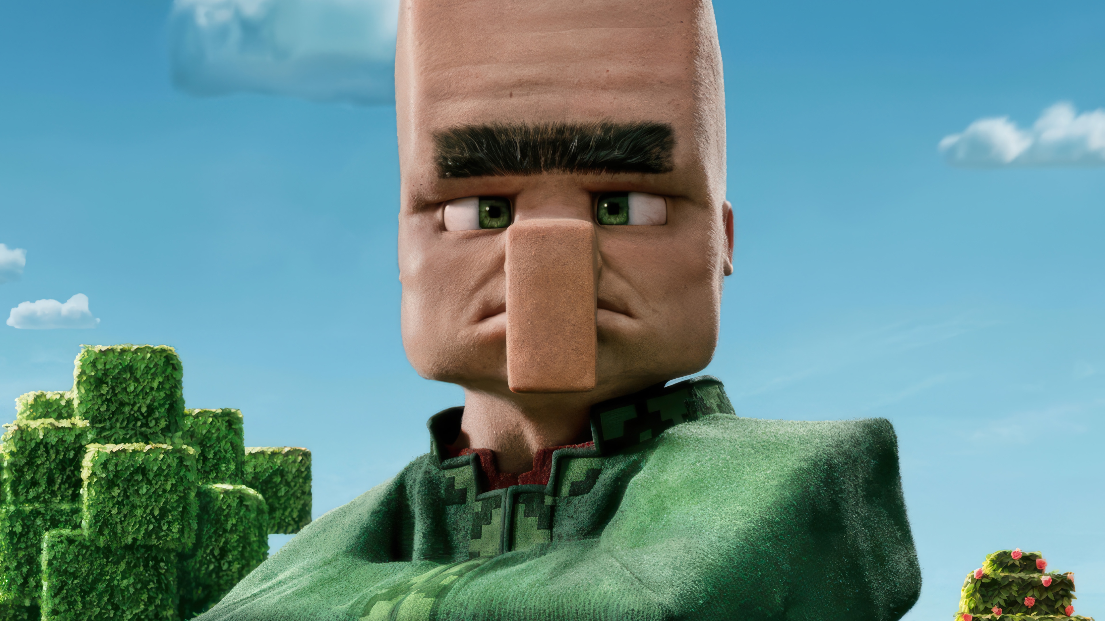 Minecraft Villager in 4K HD Wallpaper