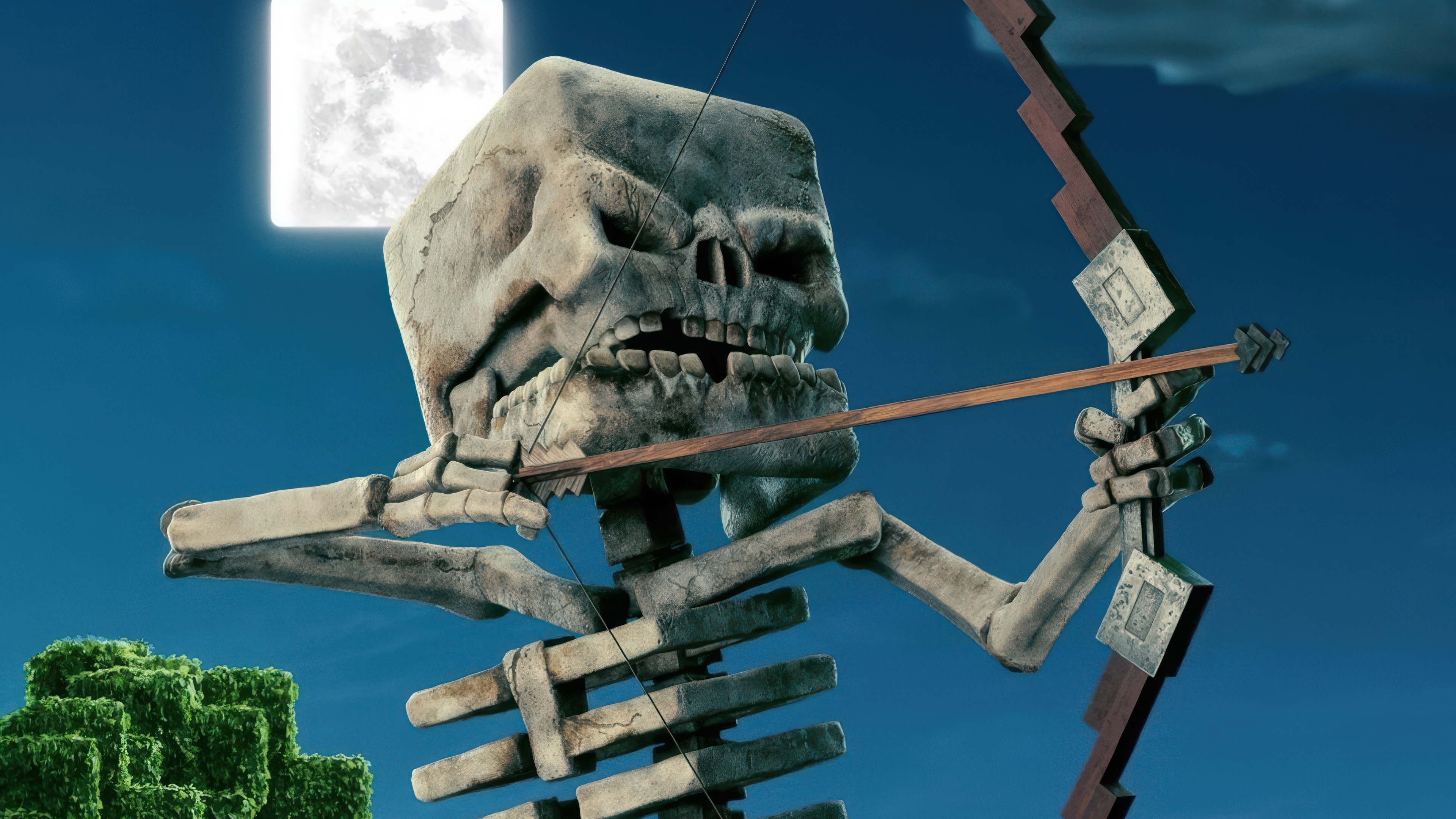Skeleton Archer from Minecraft in 4K HD Wallpaper